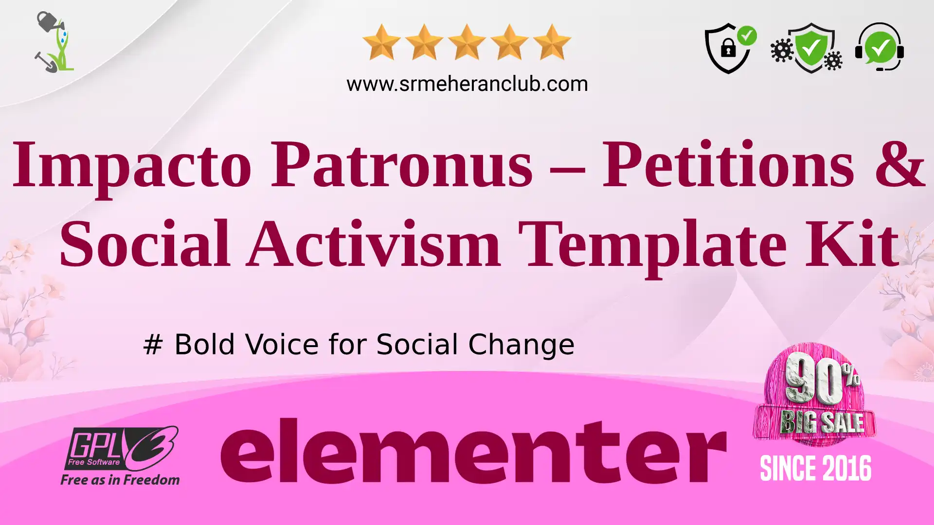Impacto Patronus – Petitions & Social Activism Template Kit — Elementor Kit by Themeforest