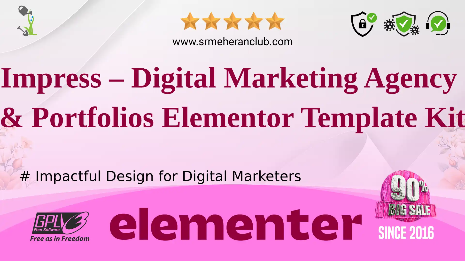 Impress – Digital Marketing Agency & Portfolios Elementor Template Kit — Elementor Kit by Themeforest
