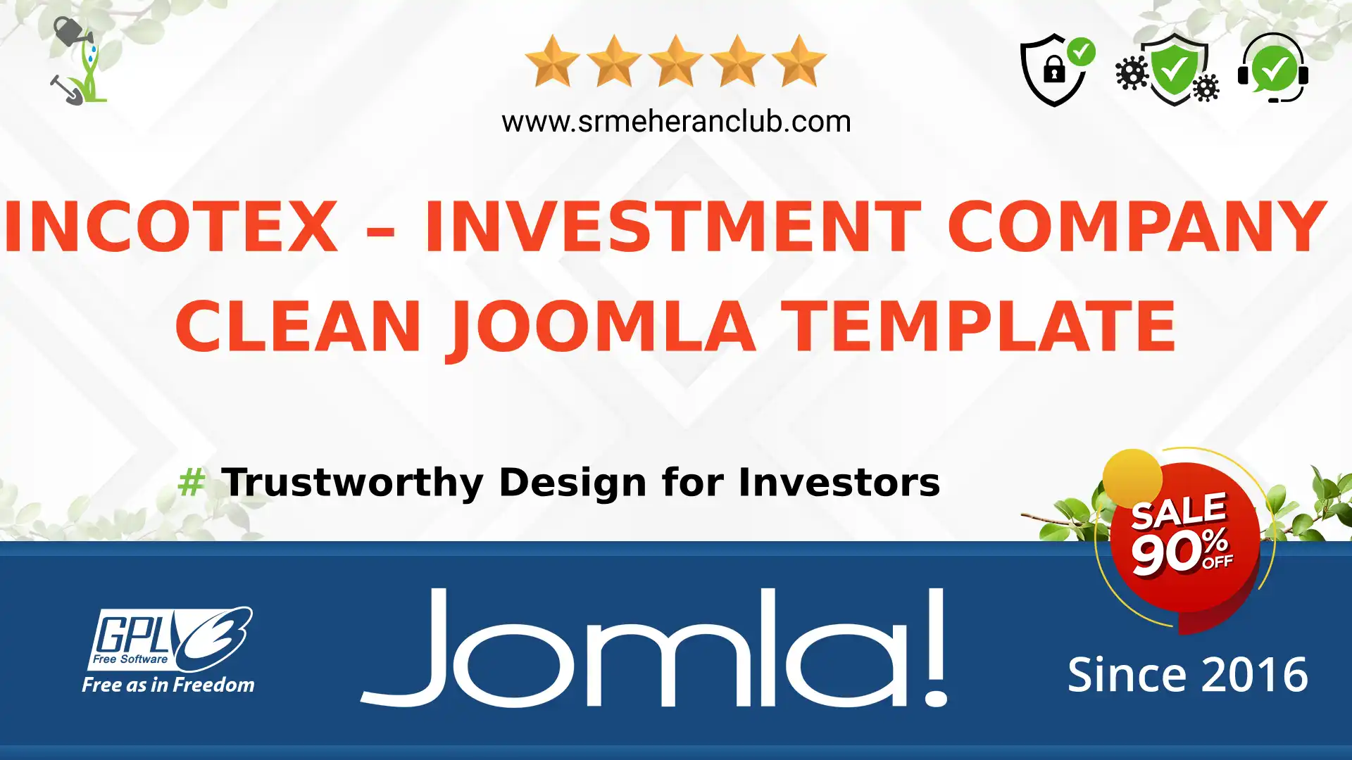 Incotex – Investment Company Clean Joomla Template — Theme by Templatemonster