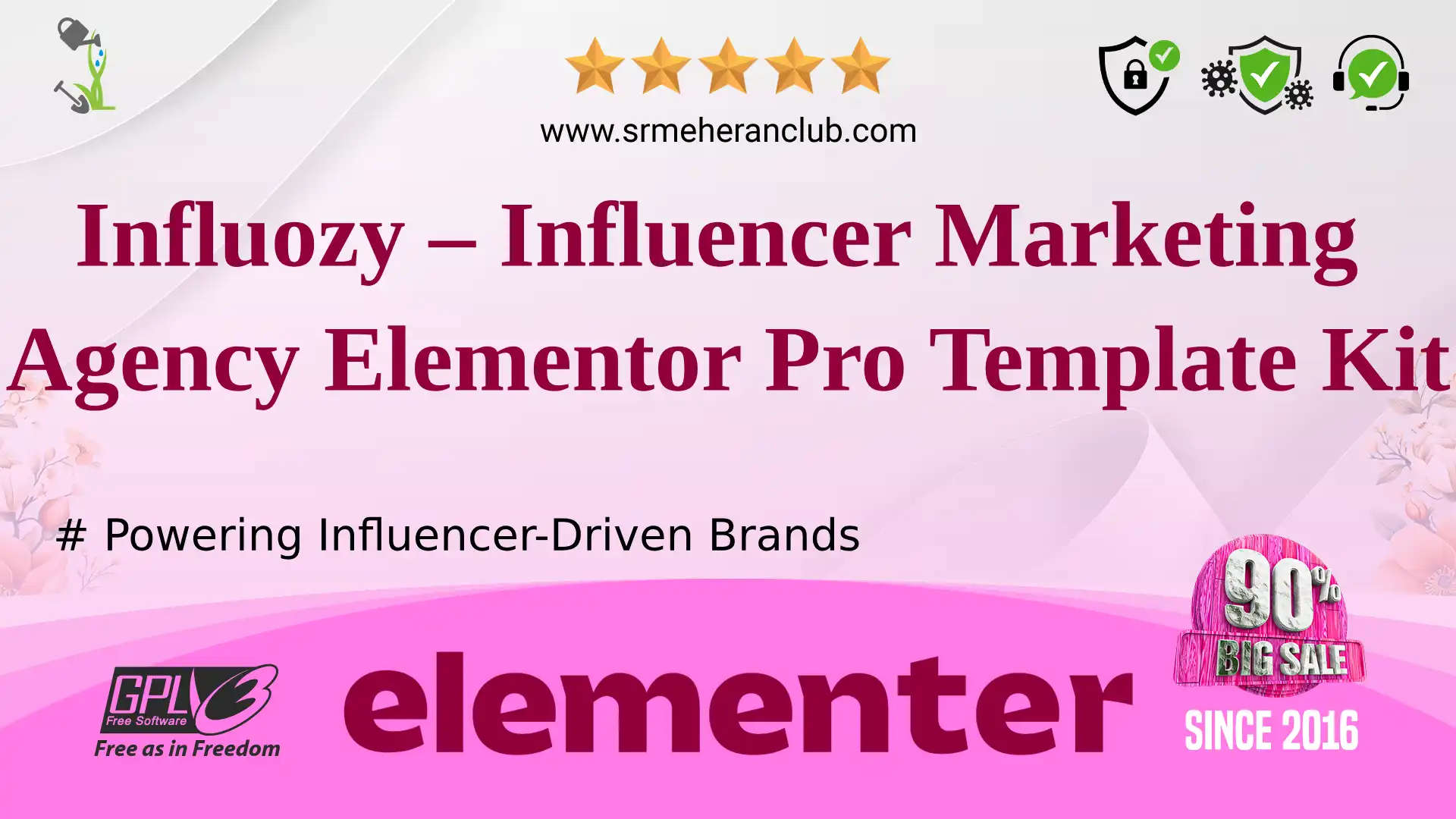 Influozy – Influencer Marketing Agency Elementor Pro Template Kit — Elementor Kit by Themeforest