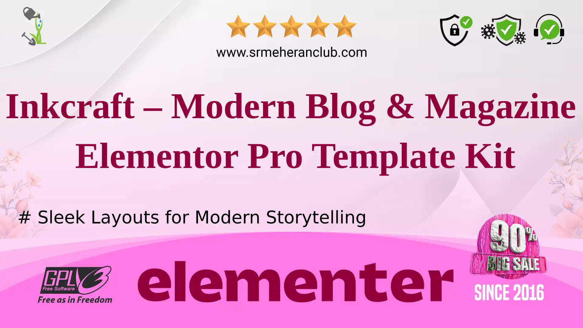 Inkcraft – Modern Blog & Magazine Elementor Pro Template Kit