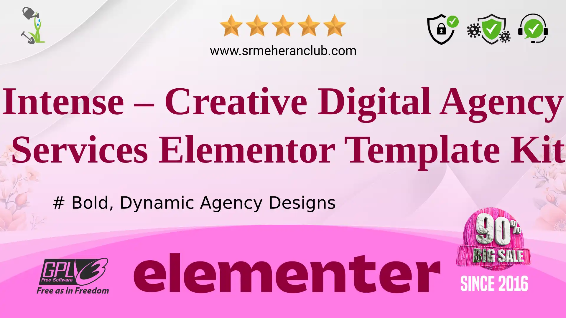 Intense – Creative Digital Agency Services Elementor Template Kit — Elementor Kit by Themeforest