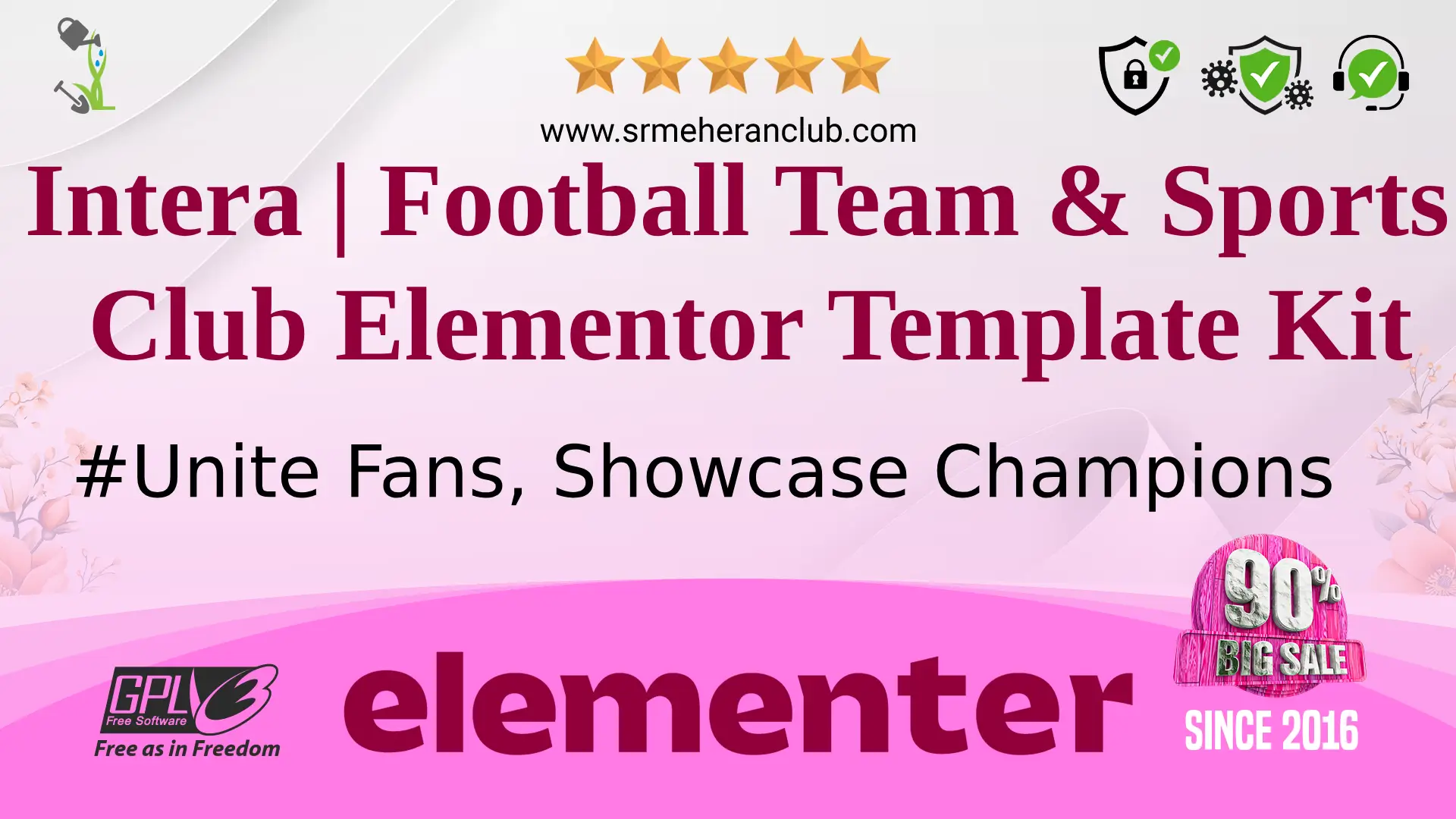 Intera | Football Team & Sports Club Elementor Template Kit