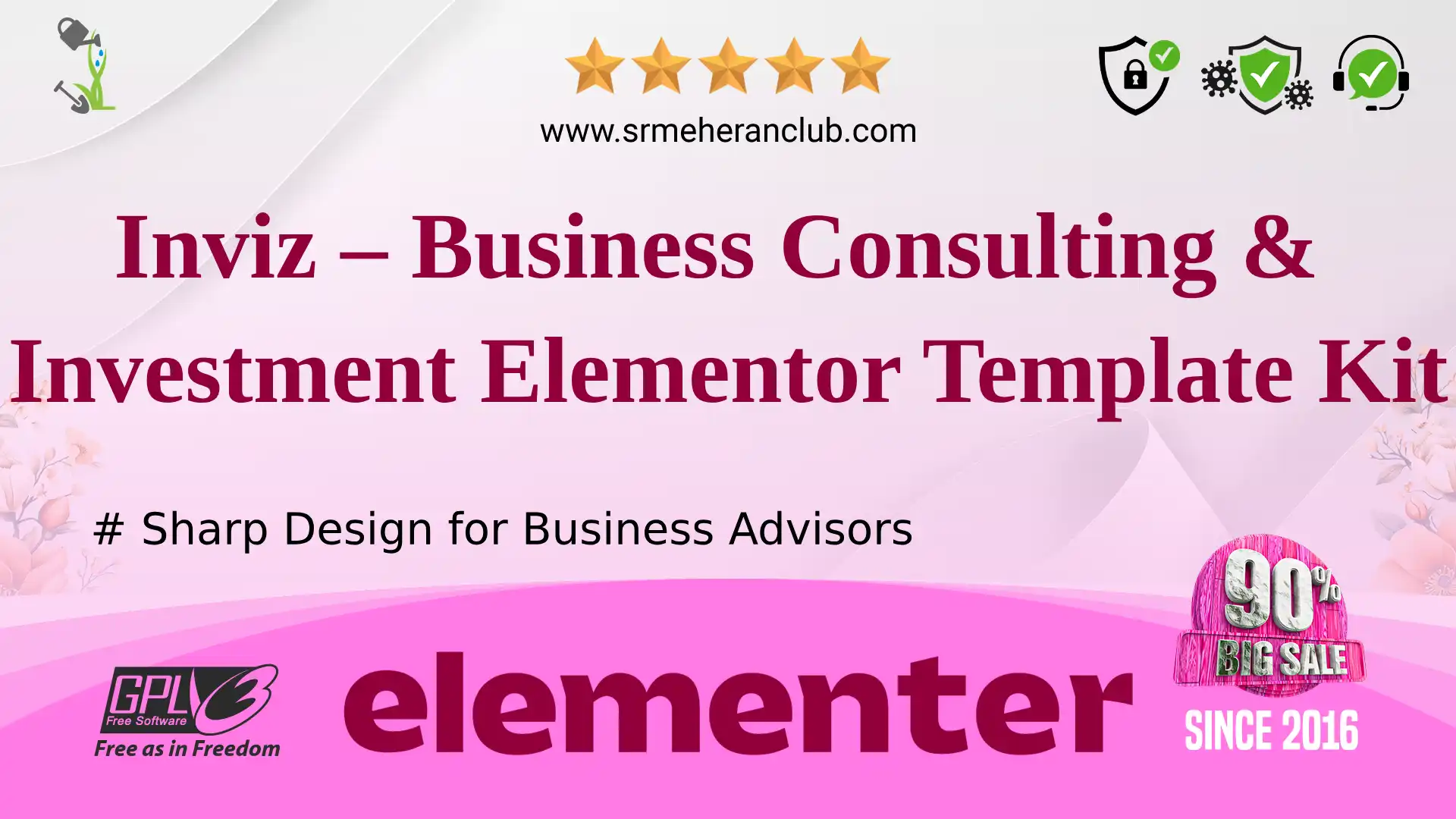 Inviz – Business Consulting & Investment Elementor Template Kit