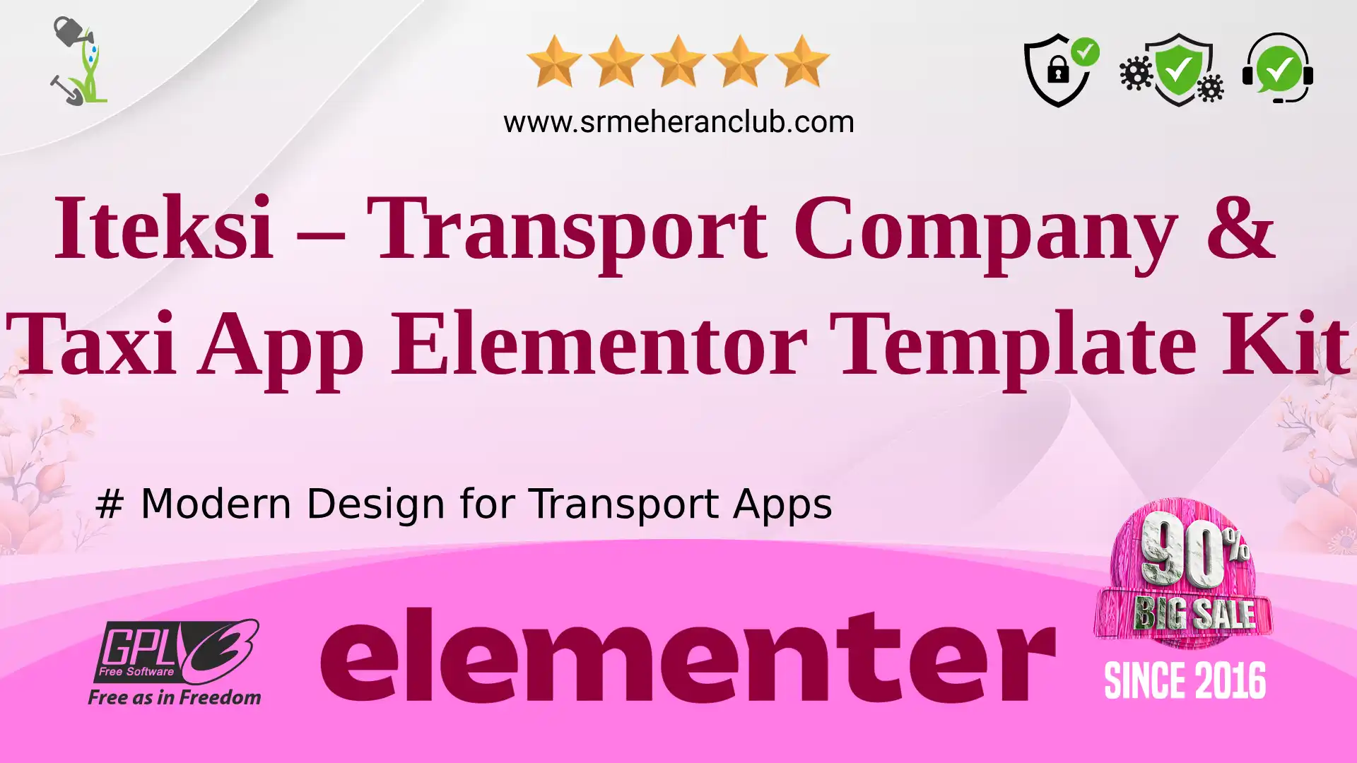Iteksi – Transport Company & Taxi App Elementor Template Kit — Elementor Kit by Themeforest
