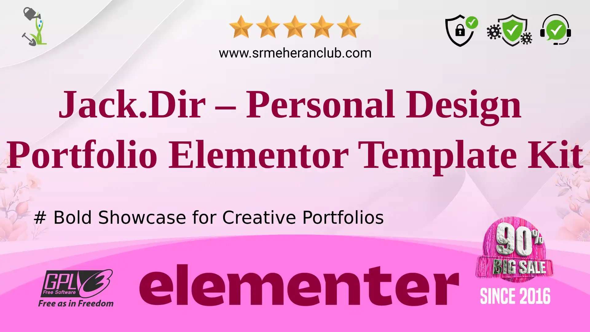 Jack.Dir – Personal Design Portfolio Elementor Template Kit — Elementor Kit by Themeforest