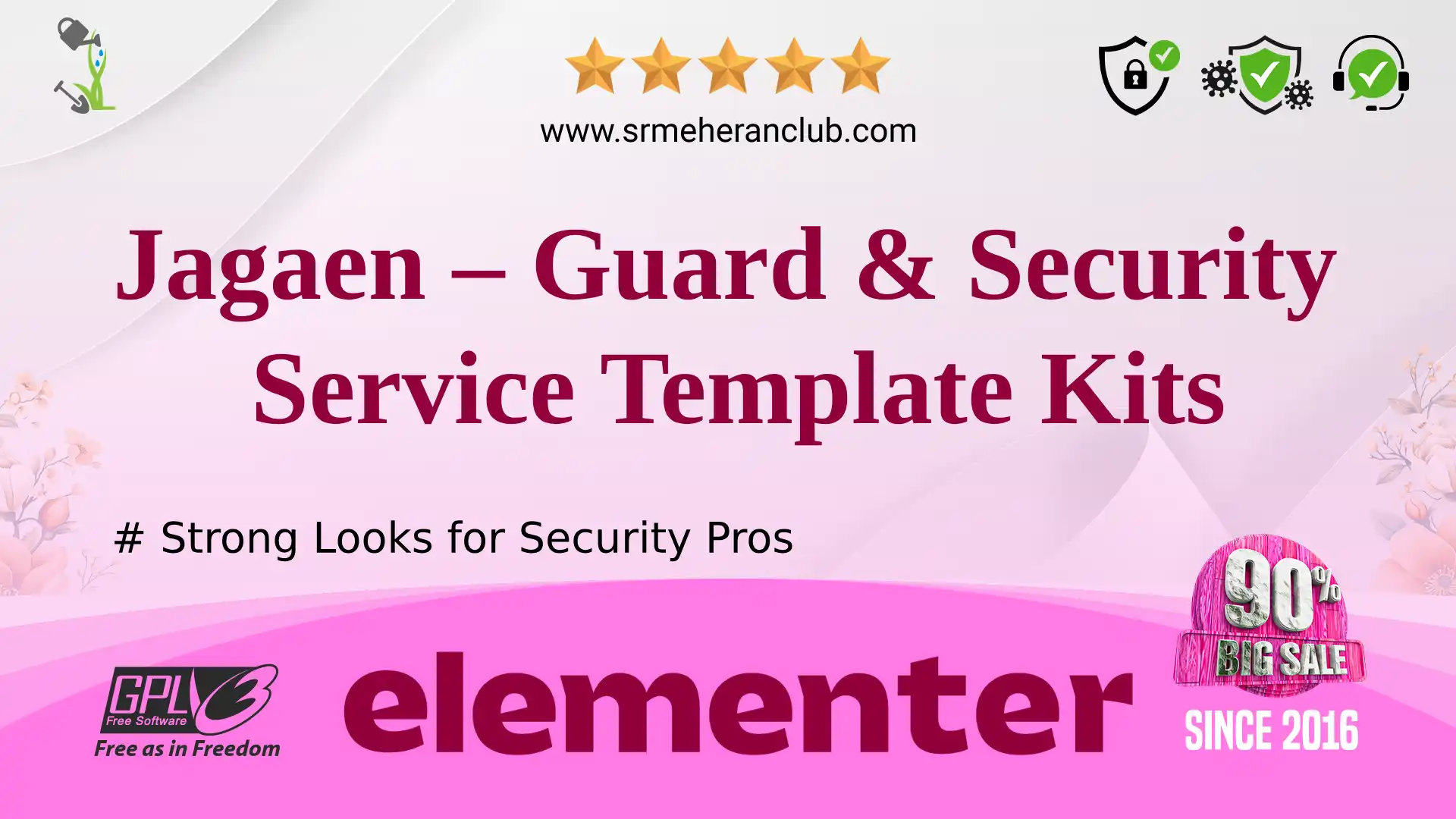 Jagaen – Guard & Security Service Template Kits