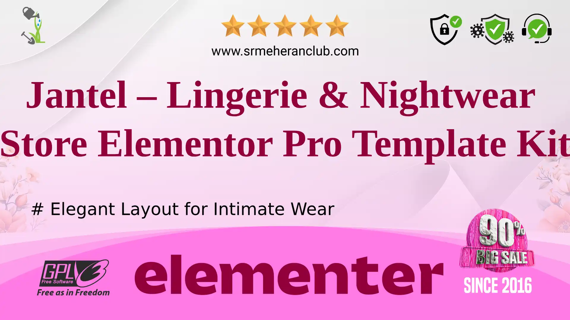 Jantel – Lingerie & Nightwear Store Elementor Pro Template Kit