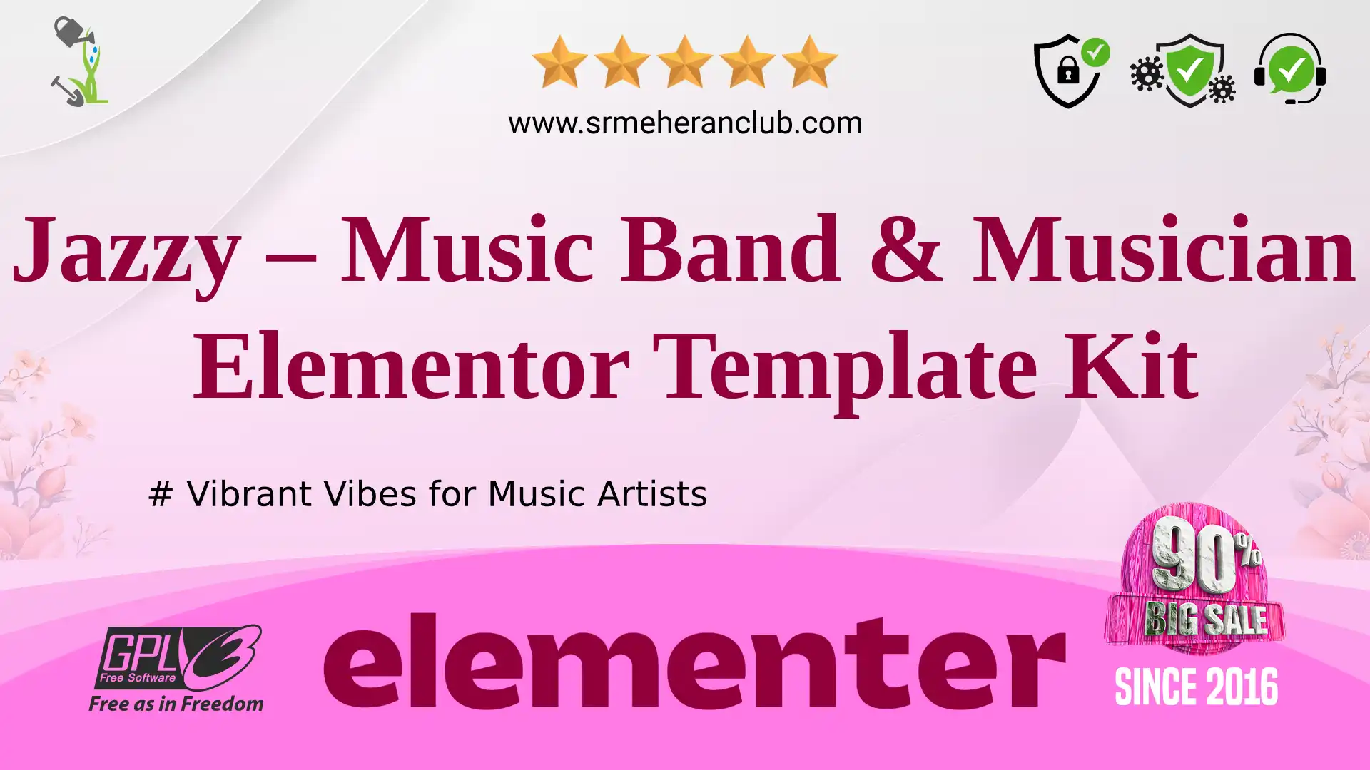 Jazzy – Music Band & Musician Elementor Template Kit — Elementor Kit by Themeforest
