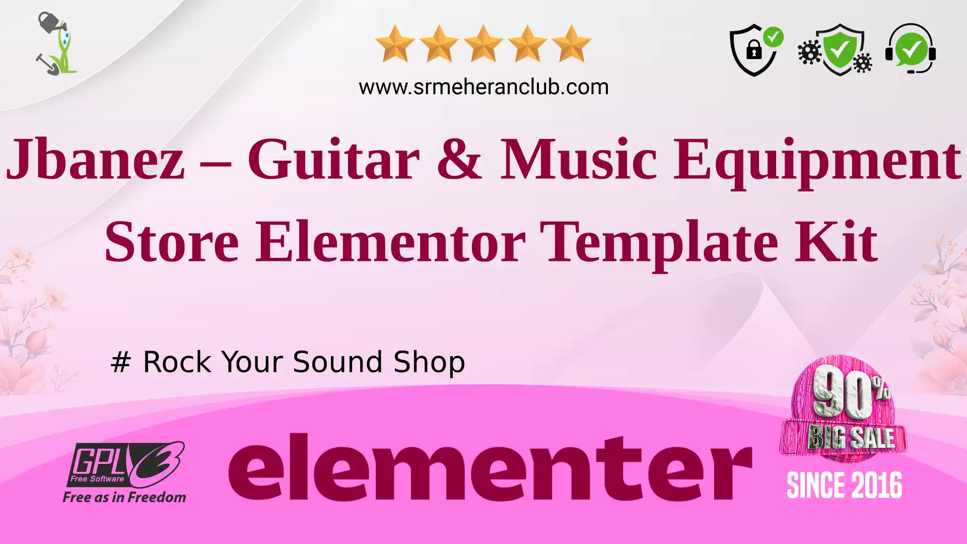 Jbanez – Guitar & Music Equipment Store Elementor Template Kit — Elementor Kit by Themeforest