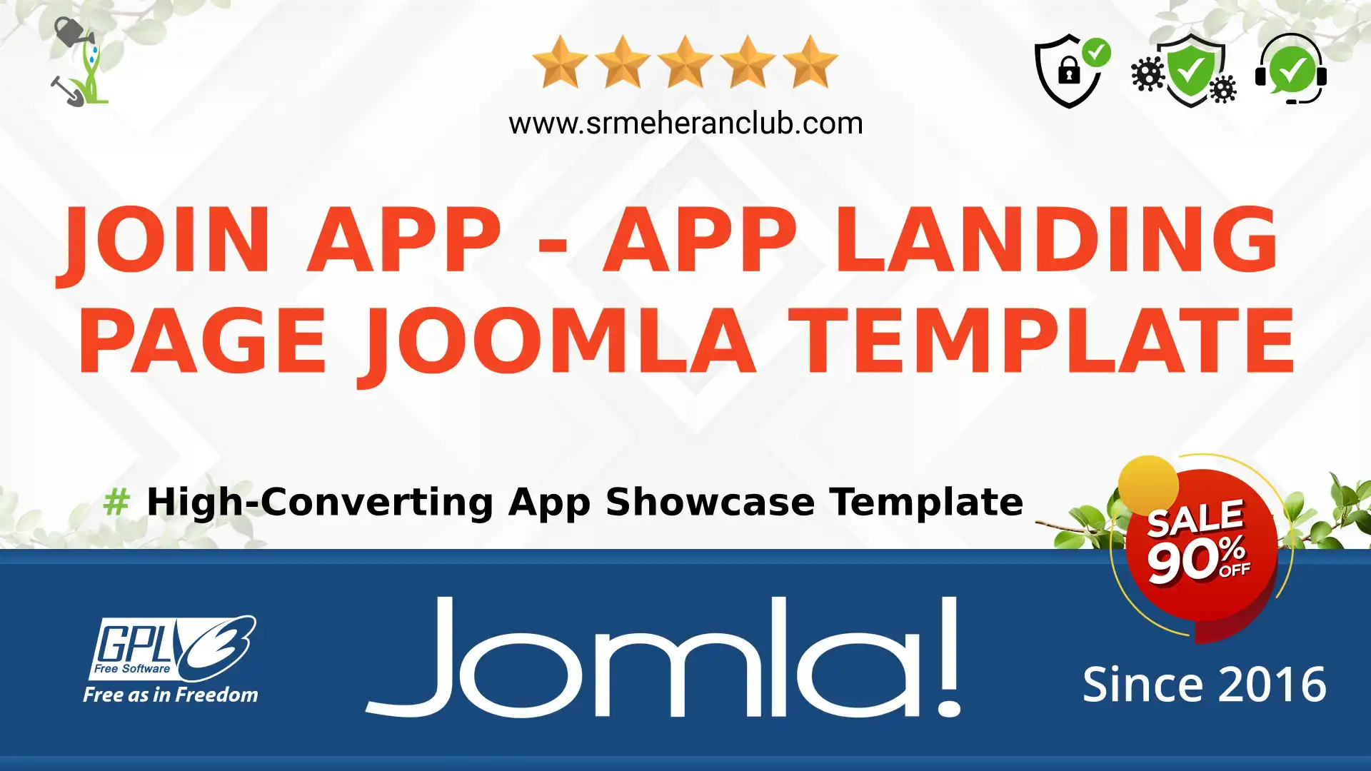 Join App – App Landing Page Joomla Template — Theme by Templatemonster