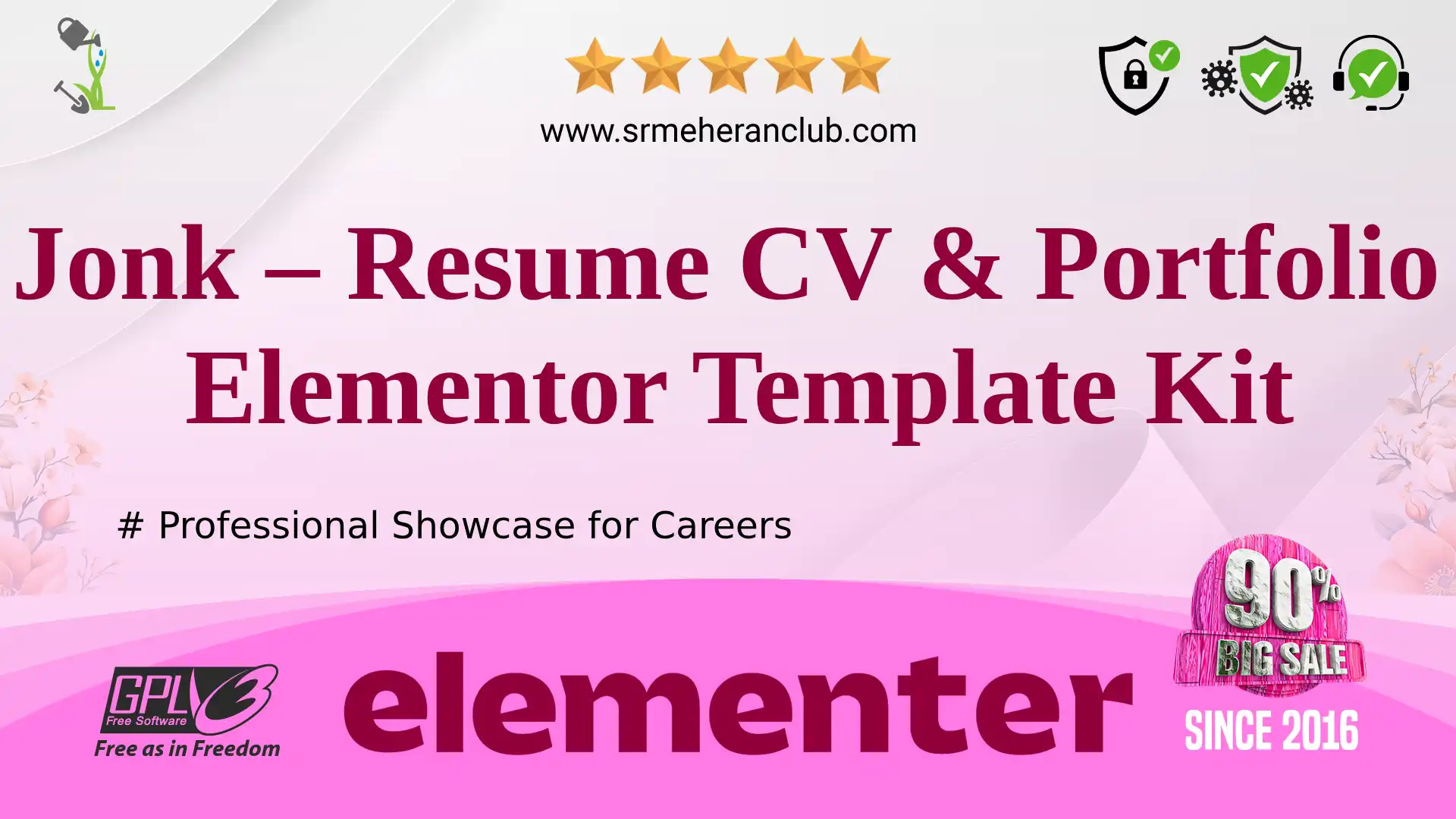Jonk – Resume CV & Portfolio Elementor Template Kit — Elementor Kit by Themeforest