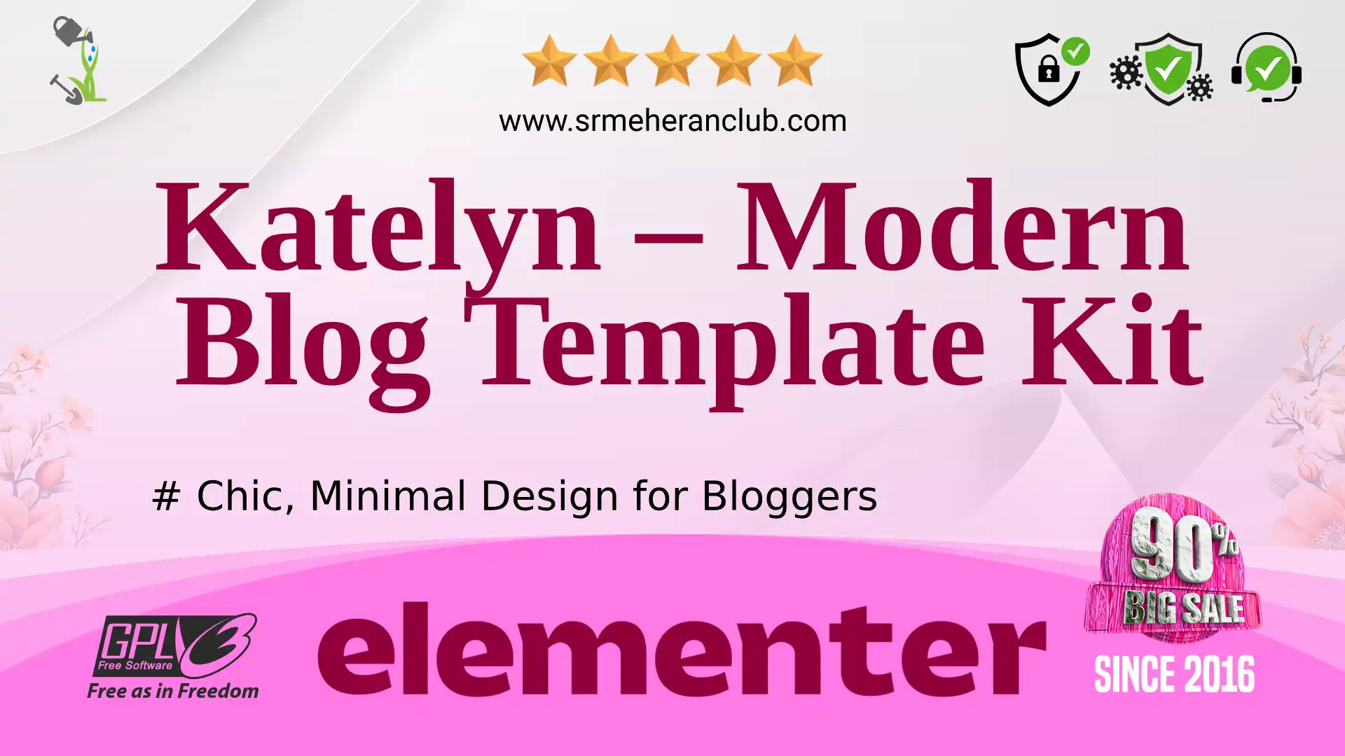 Katelyn – Modern Blog Template Kit — Elementor Kit by Themeforest