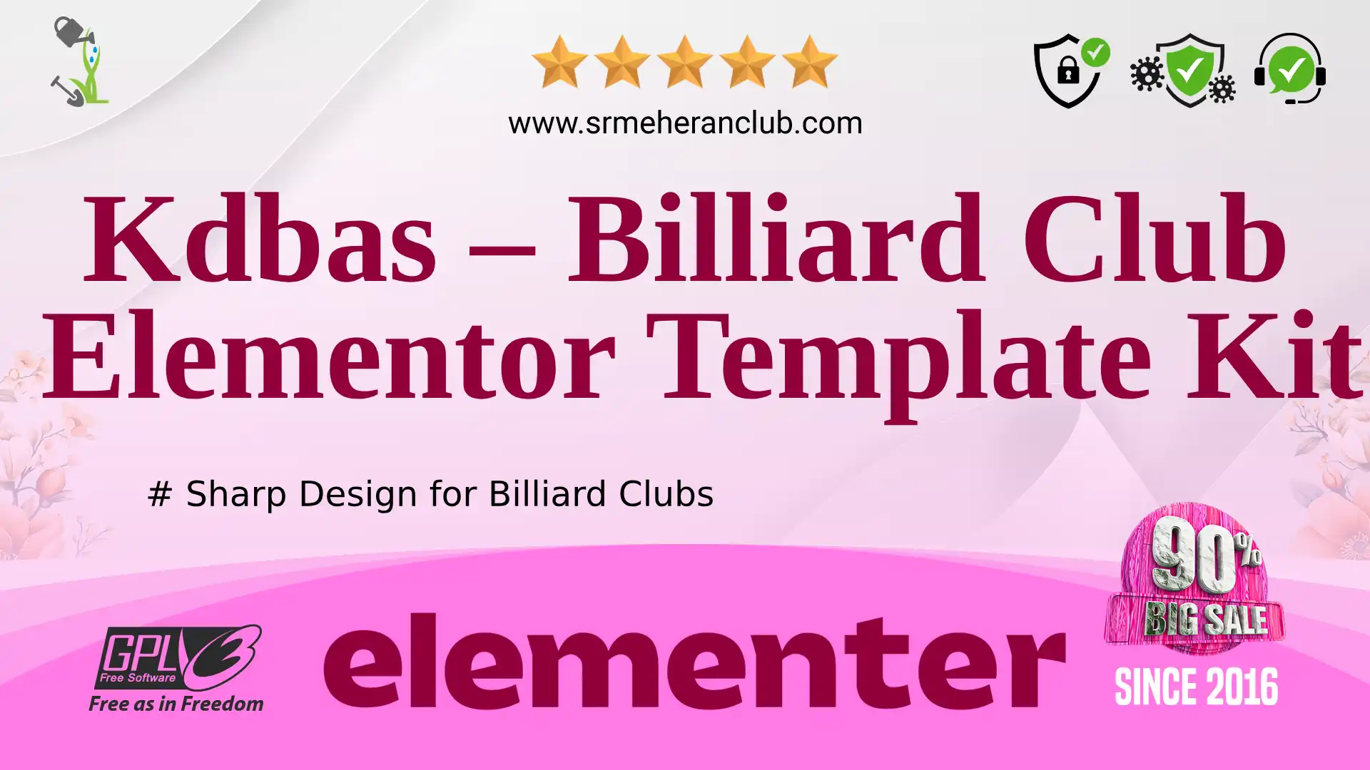 Kdbas – Billiard Club Elementor Template Kit — Elementor Kit by Themeforest