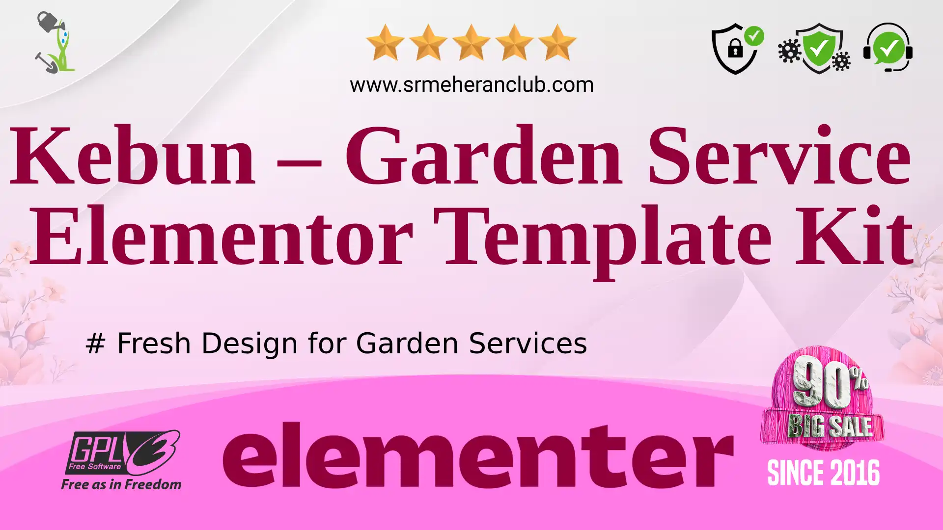 Kebun – Garden Service Elementor Template Kit — Elementor Kit by Themeforest