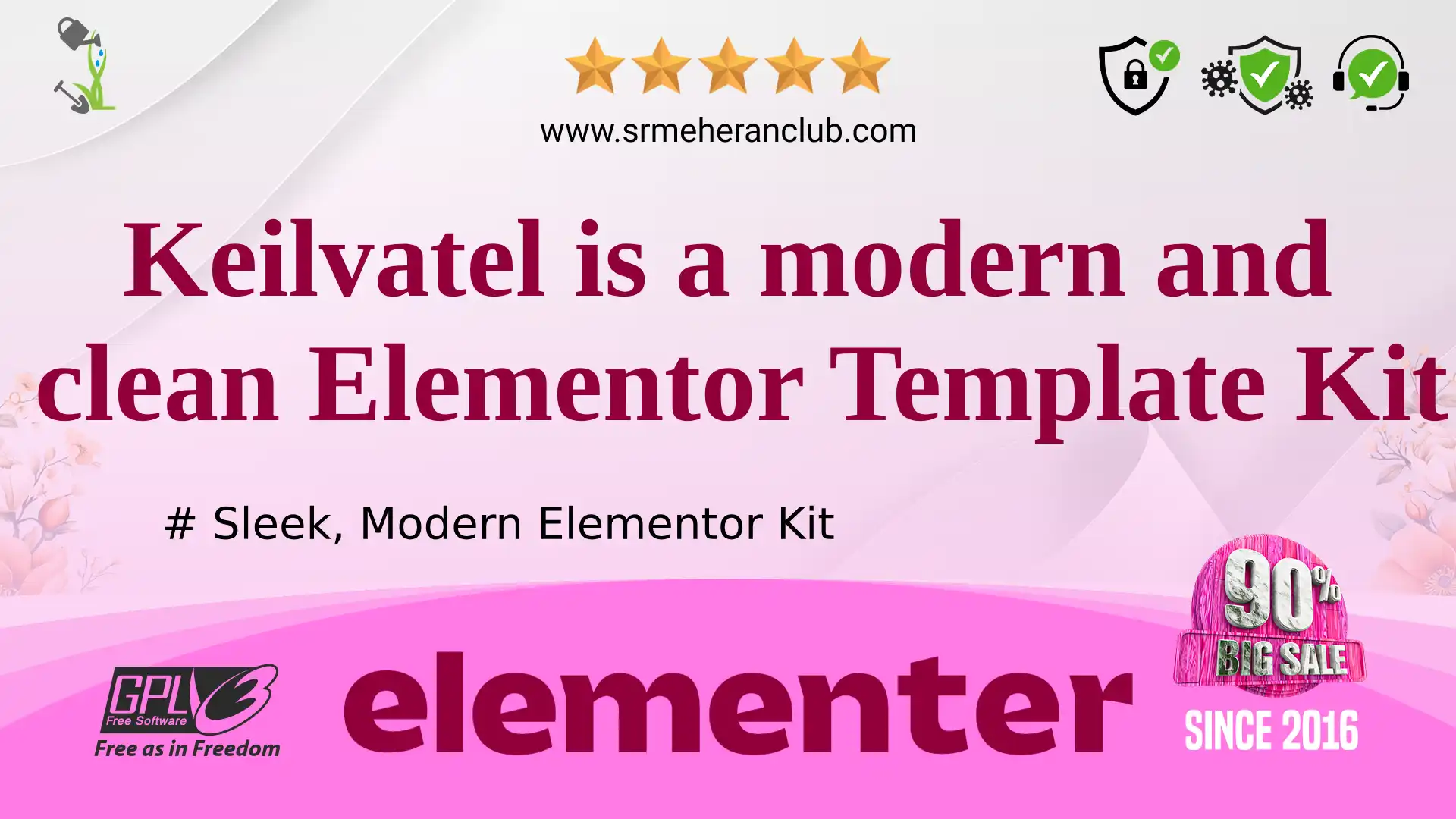 Keilvatel is a modern and clean Elementor Template Kit