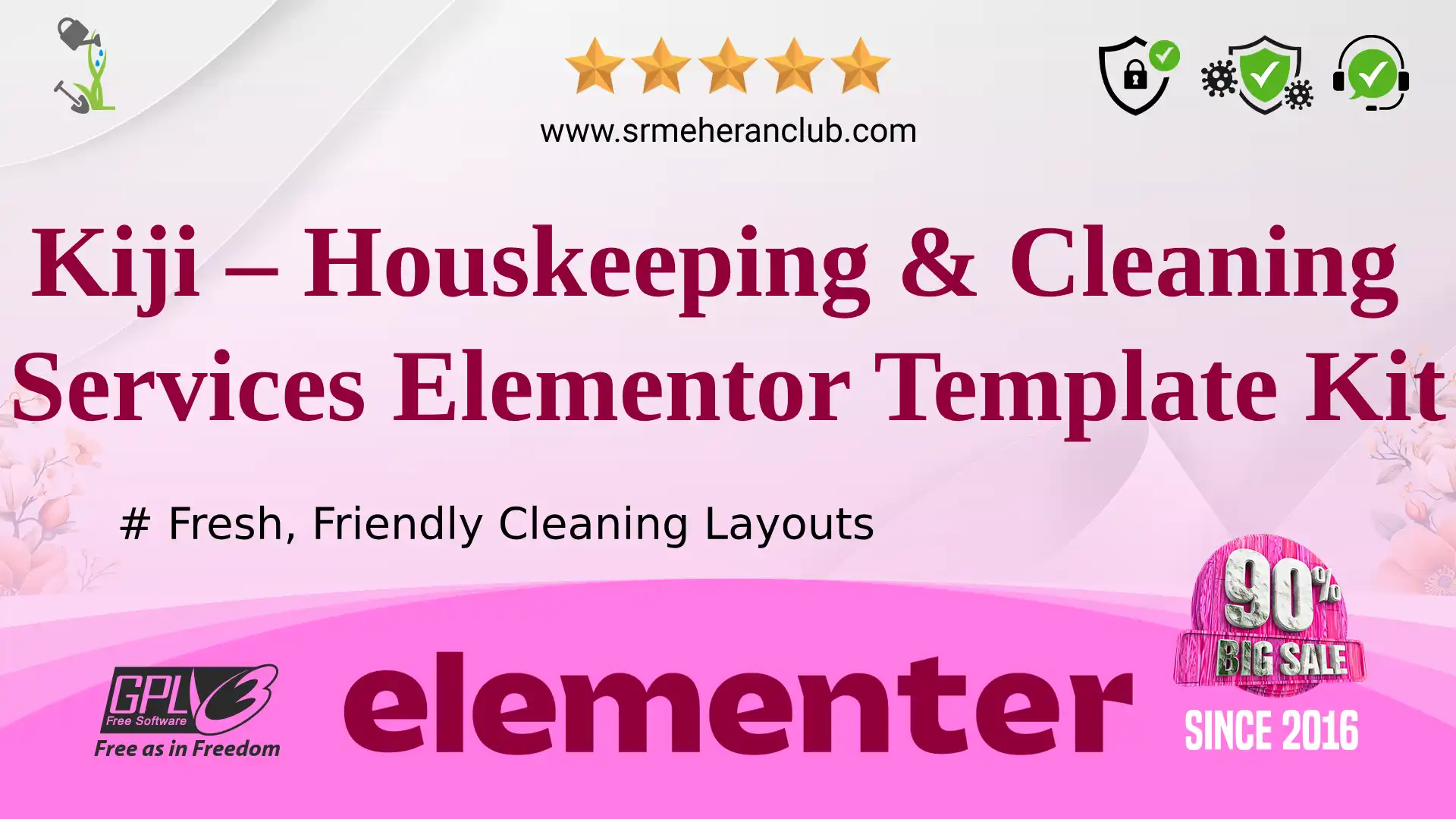 Kiji – Houskeeping & Cleaning Services Elementor Template Kit — Elementor Kit by Themeforest