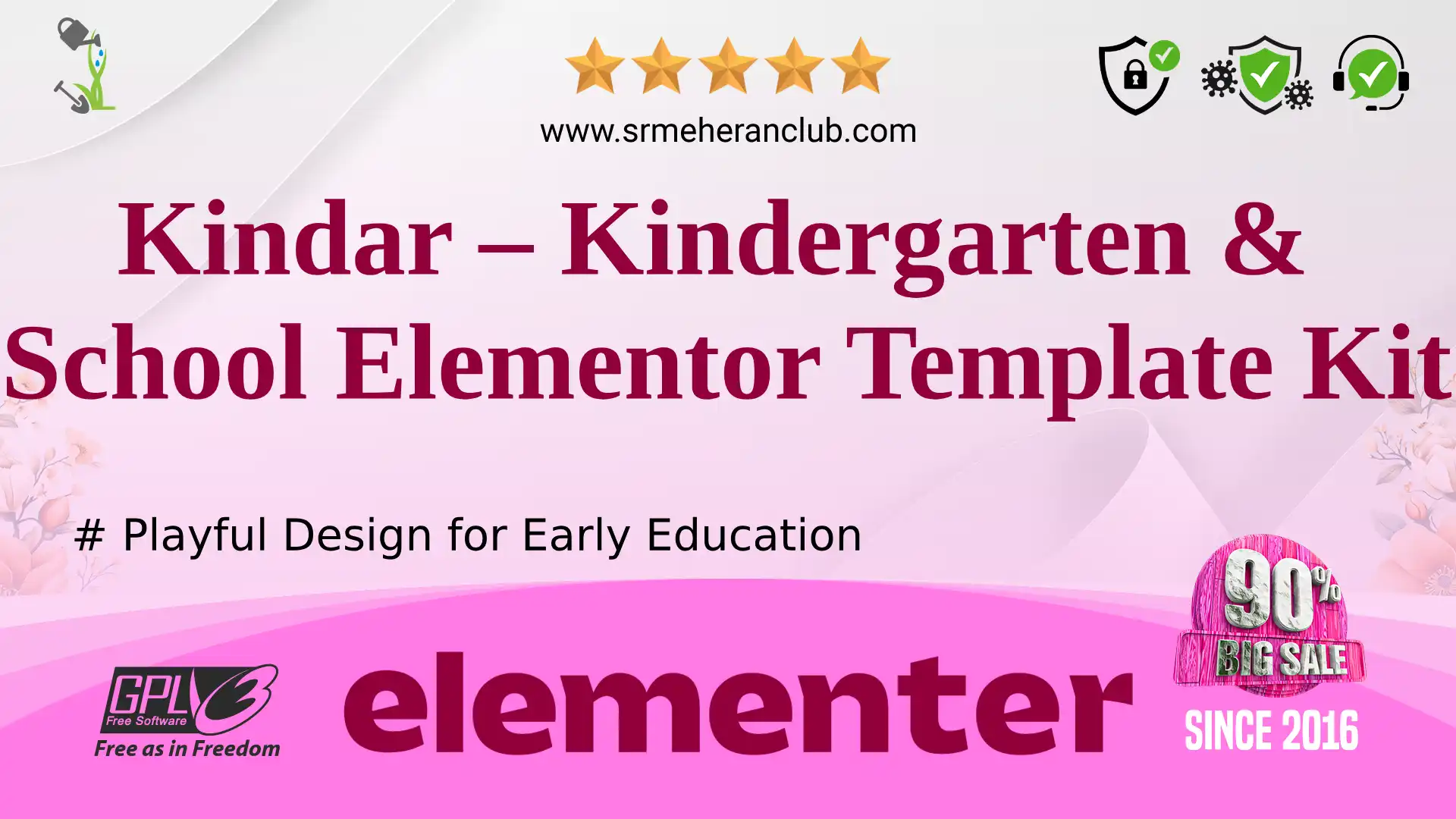 Kindar – Kindergarten & School Elementor Template Kit