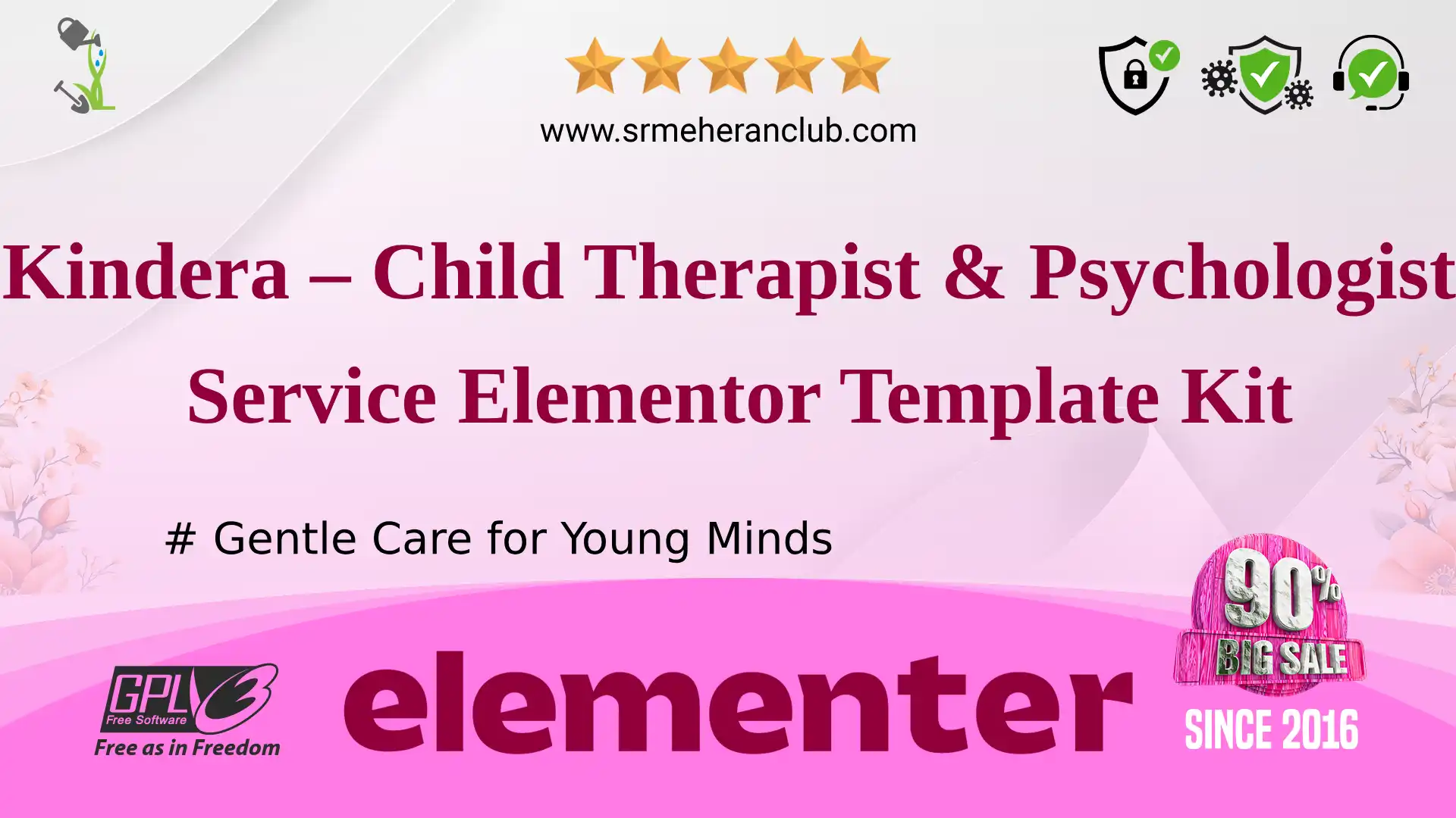 Kindera – Child Therapist & Psychologist Service Elementor Template Kit — Elementor Kit by Themeforest