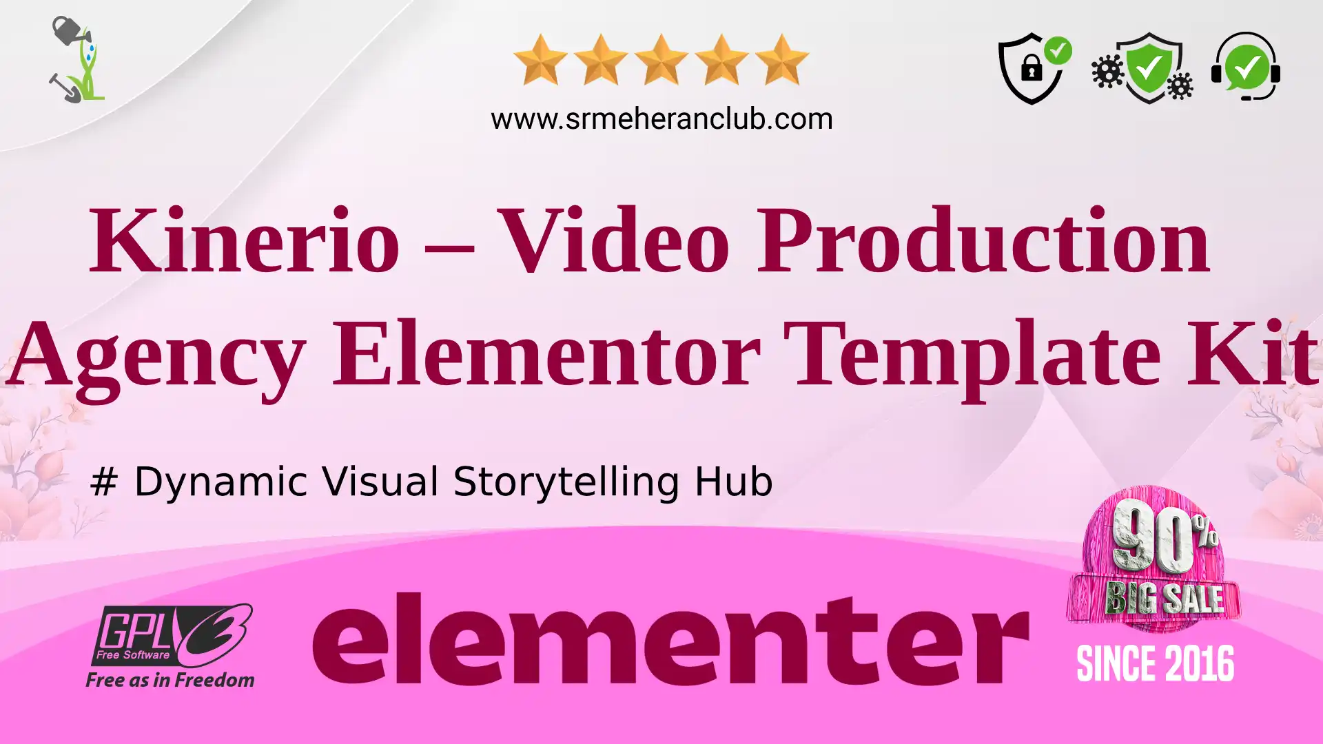 Kinerio – Video Production Agency Elementor Template Kit — Elementor Kit by Themeforest