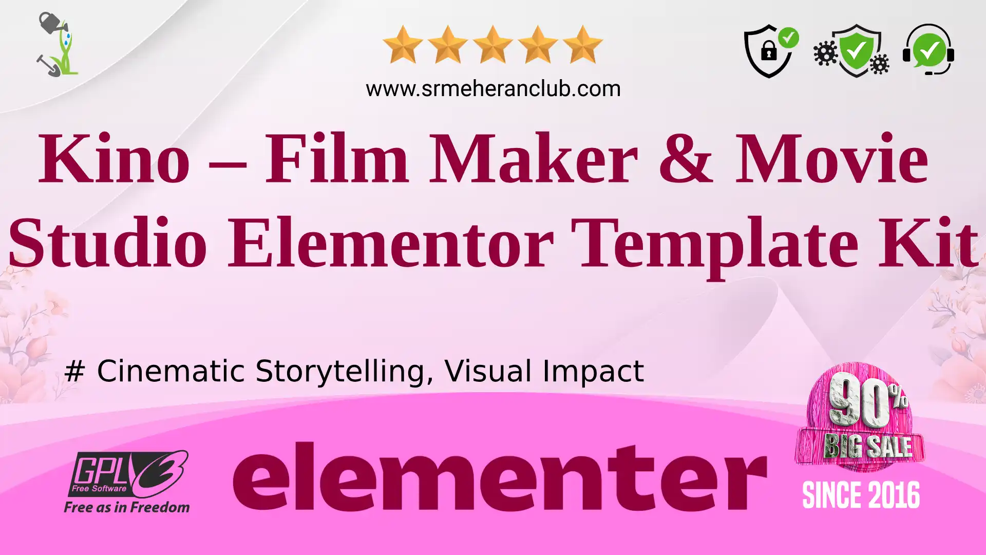 Kino – Film Maker & Movie Studio Elementor Template Kit — Elementor Kit by Themeforest