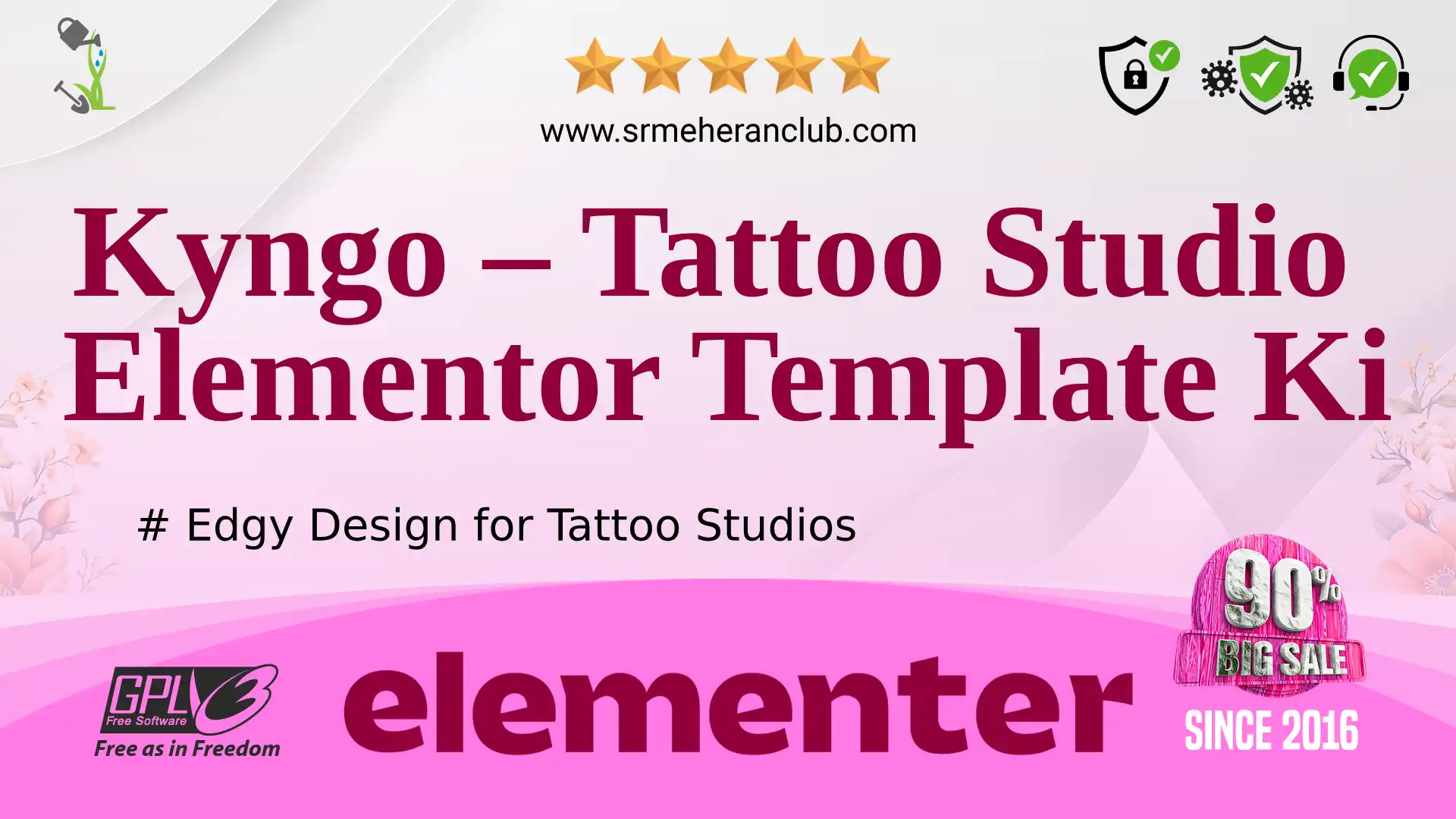 Kyngo – Tattoo Studio Elementor Template Kit — Elementor Kit by Themeforest
