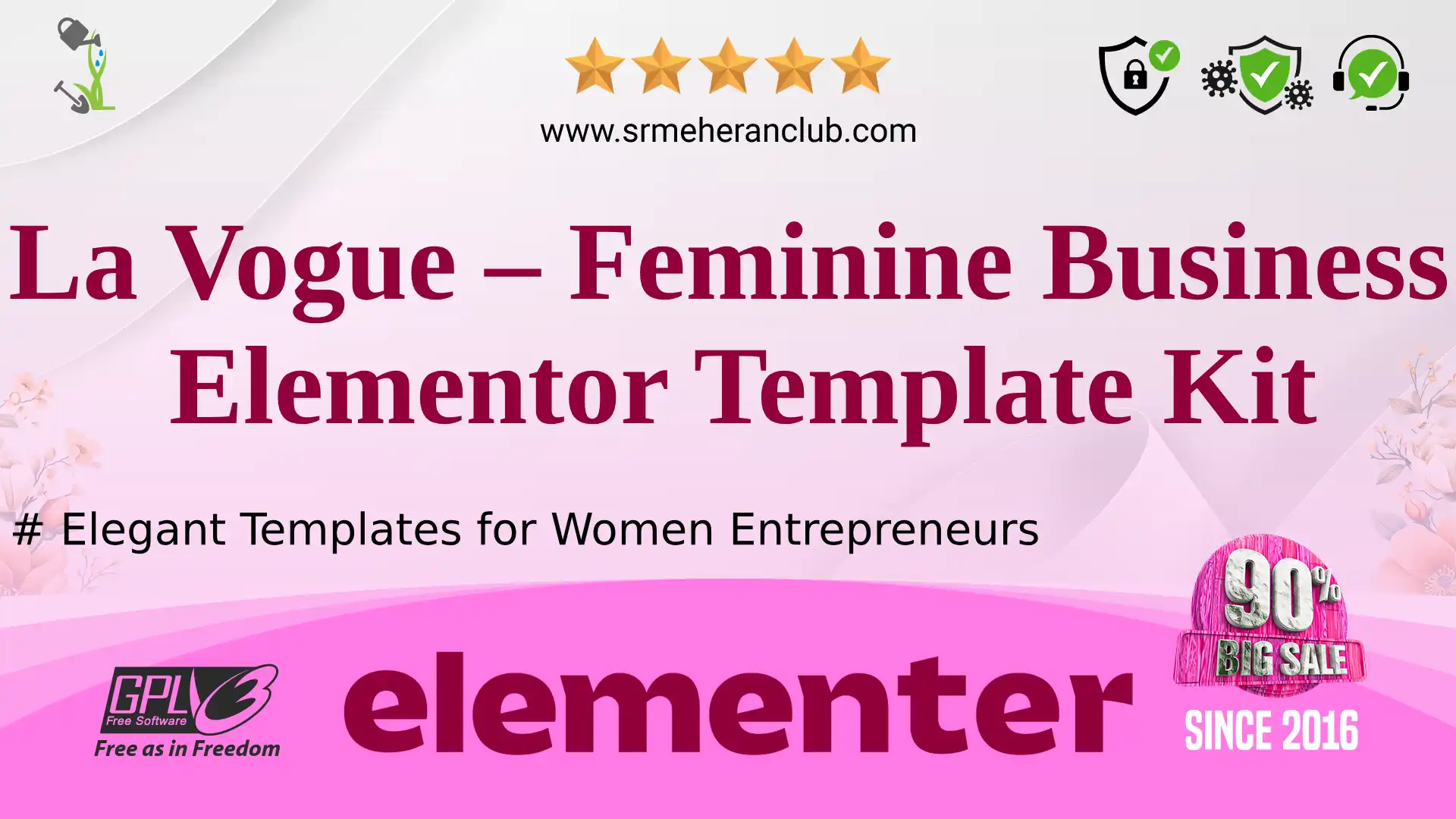 La Vogue – Feminine Business Elementor Template Kit — Elementor Kit by Themeforest