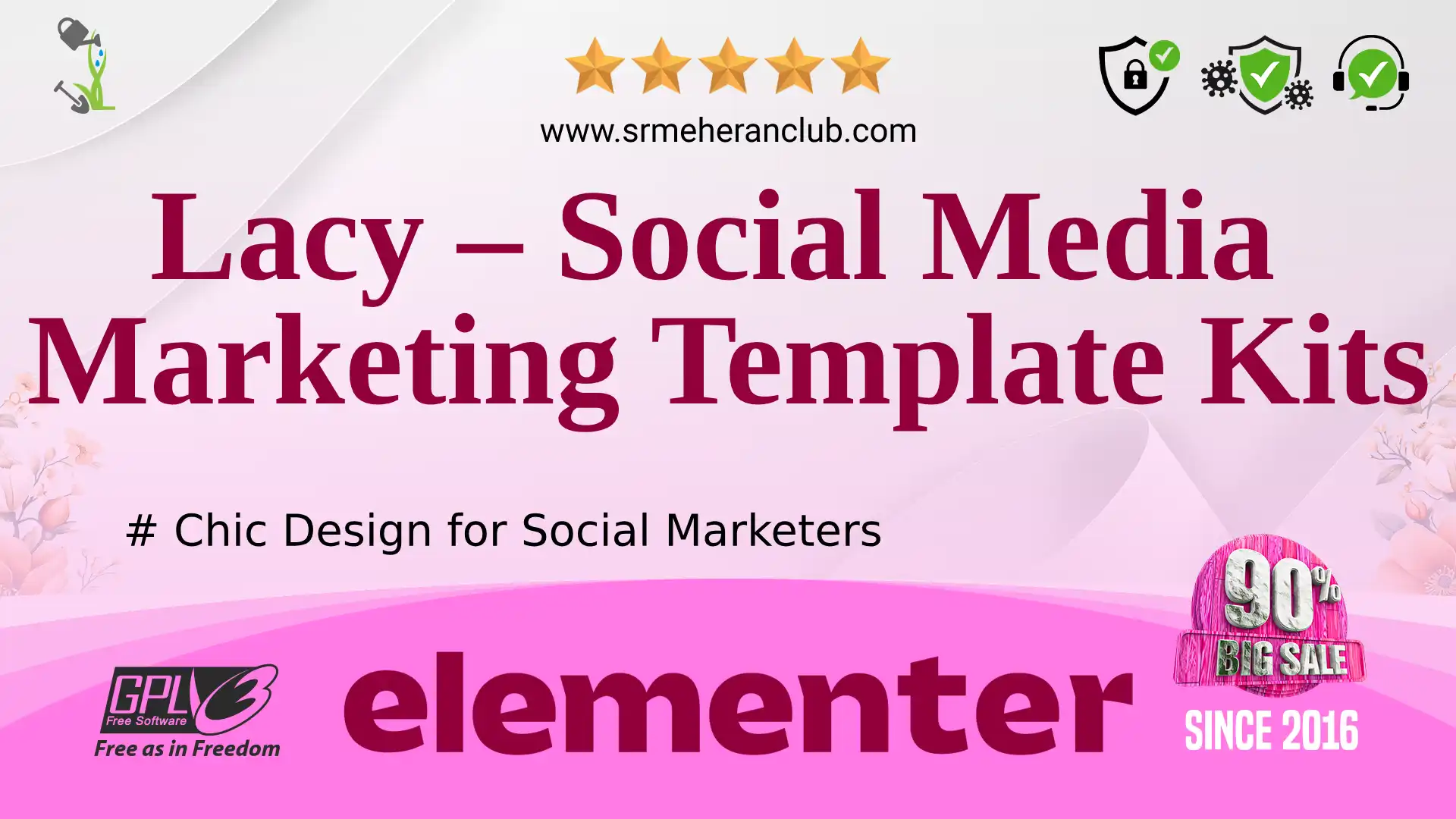 Lacy – Social Media Marketing Template Kits — Elementor Kit by Themeforest