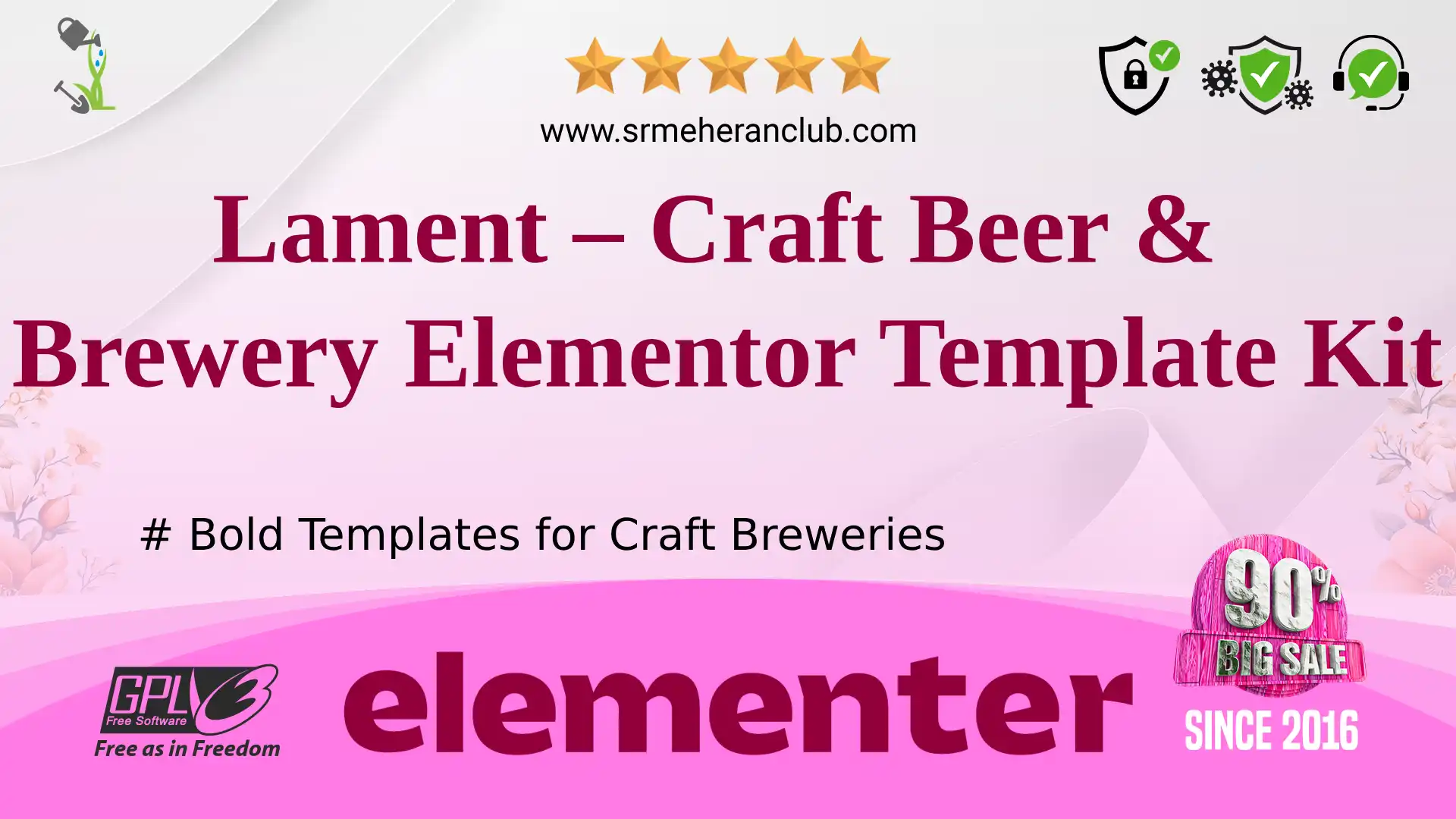 Lament – Craft Beer & Brewery Elementor Template Kit — Elementor Kit by Themeforest