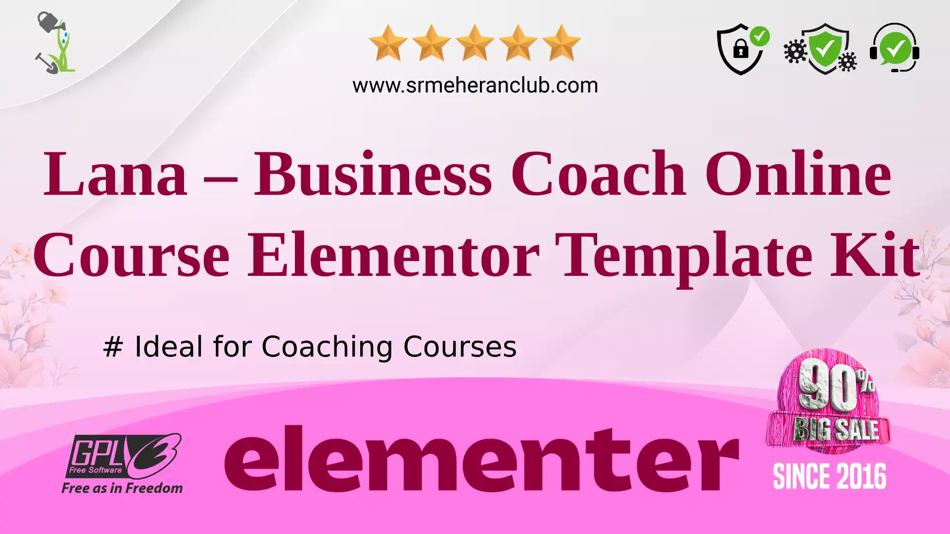 Lana – Business Coach Online Course Elementor Template Kit — Elementor Kit by Themeforest