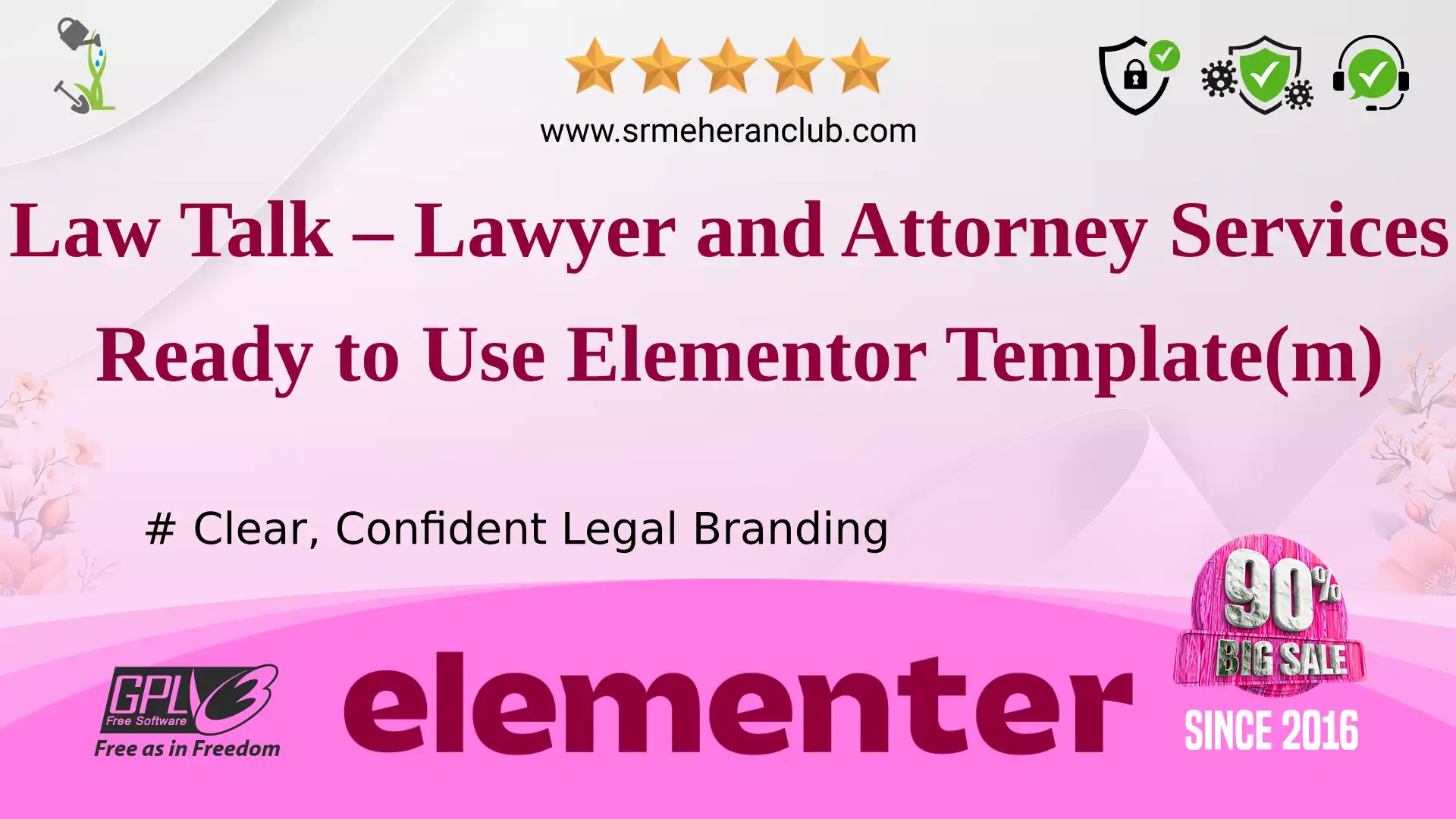 Law Talk – Lawyer and Attorney Services Ready to Use Elementor Template(m) — Elementor Kit by Templatemonster