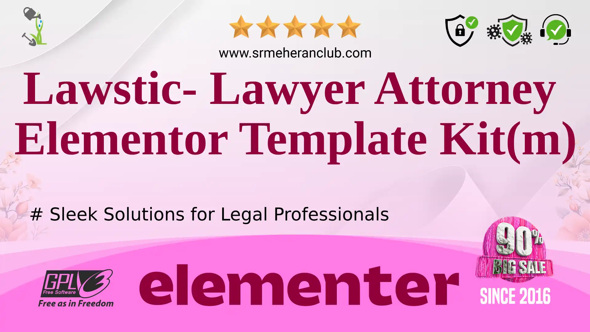 Lawstic- Lawyer Attorney Elementor Template Kit(m) — Elementor Kit by Templatemonster