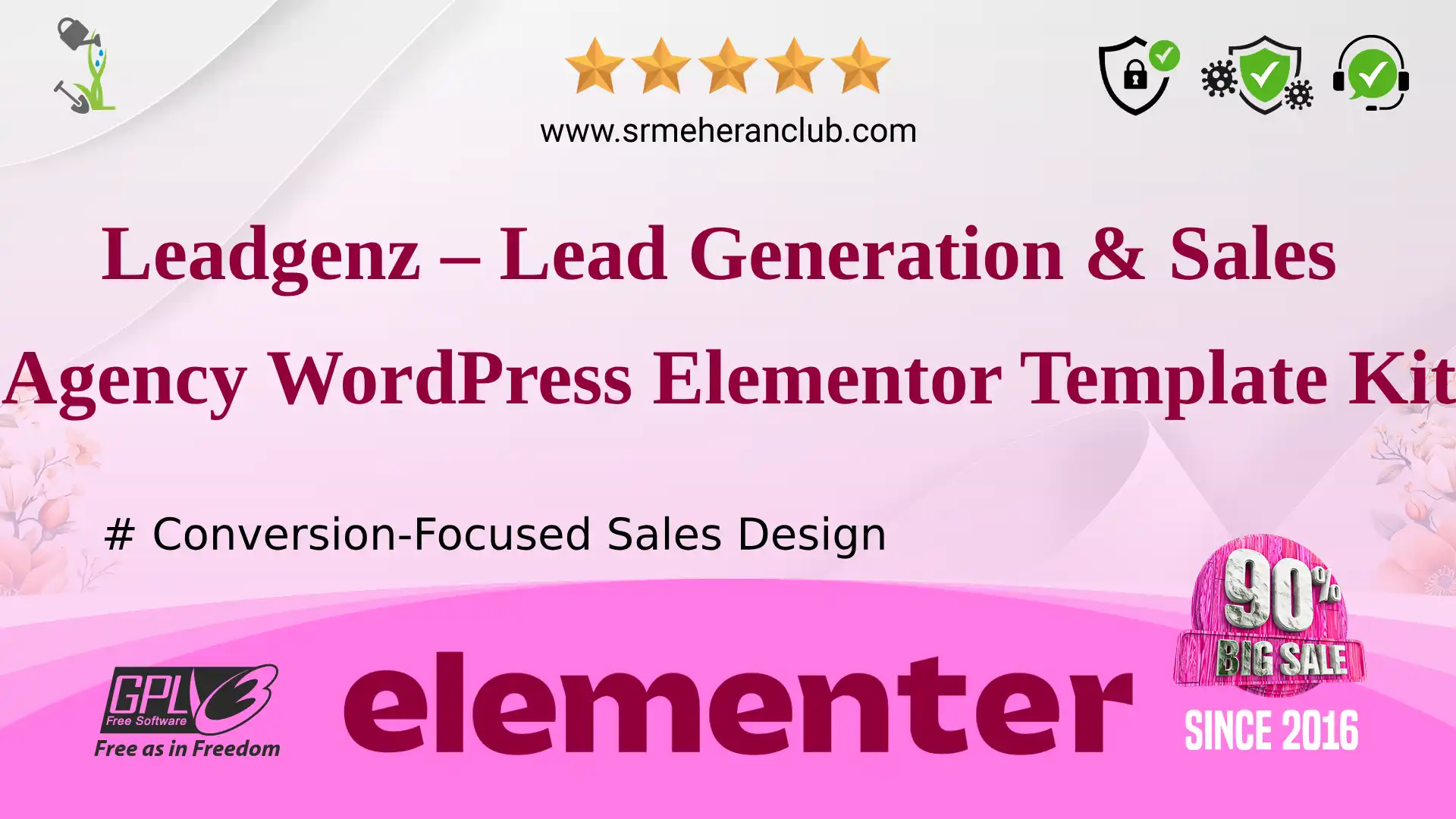 Leadgenz – Lead Generation & Sales Agency WordPress Elementor Template Kit