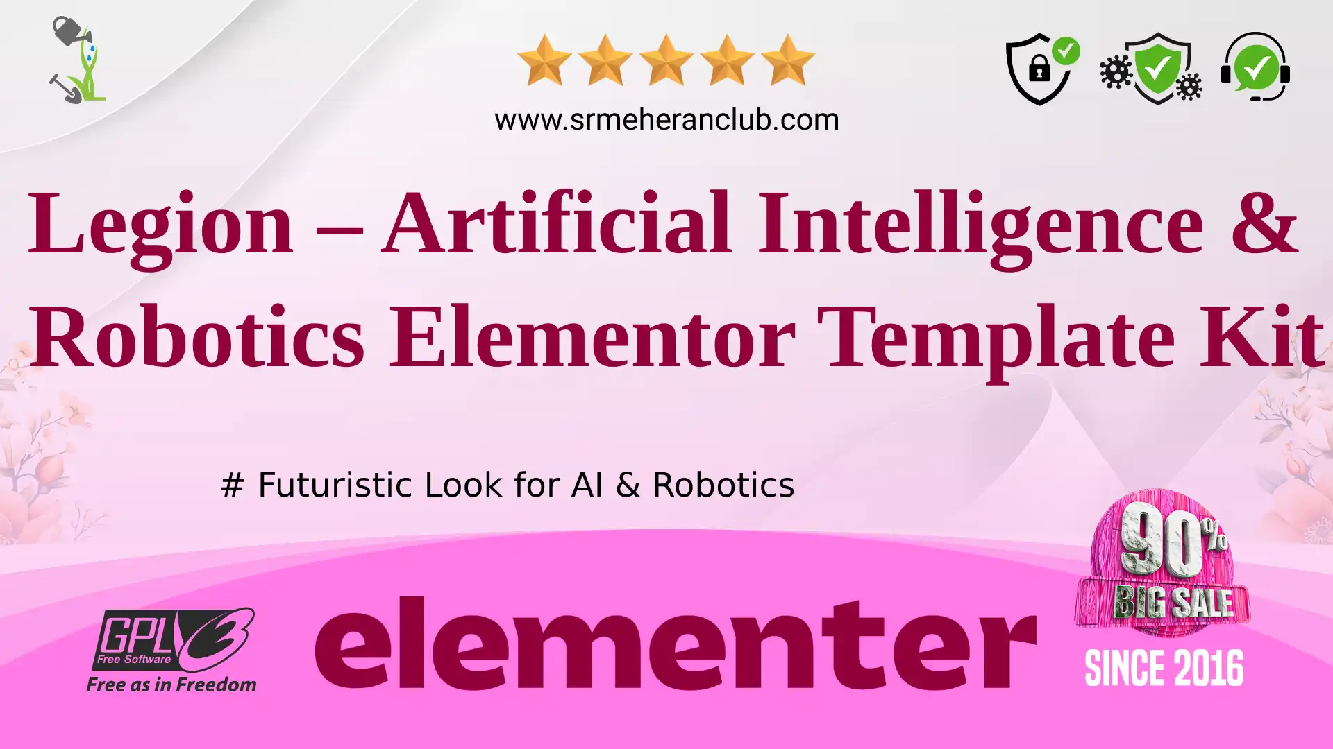 Legion – Artificial Intelligence & Robotics Elementor Template Kit