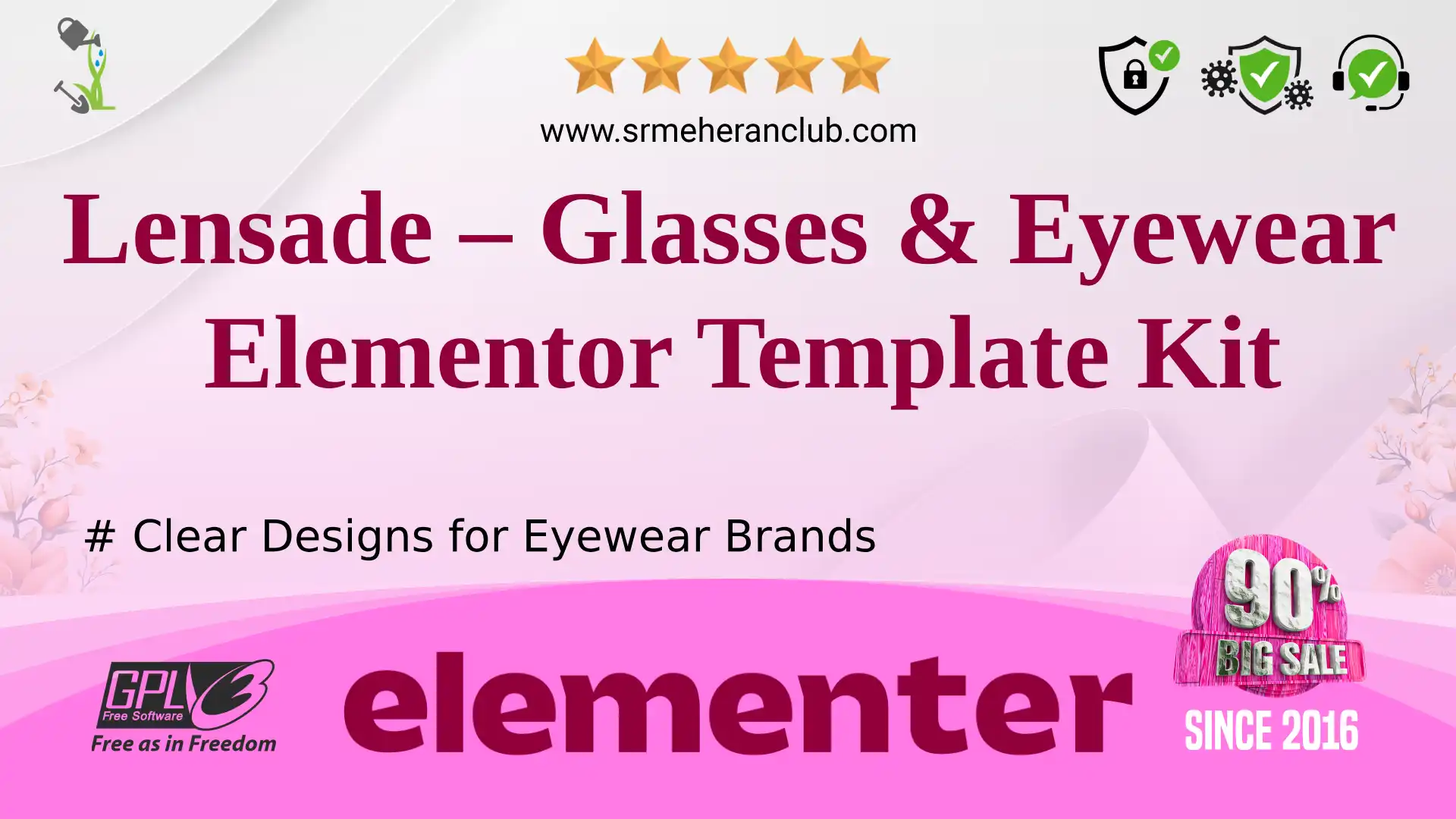 Lensade – Glasses & Eyewear Elementor Template Kit — Elementor Kit by Themeforest
