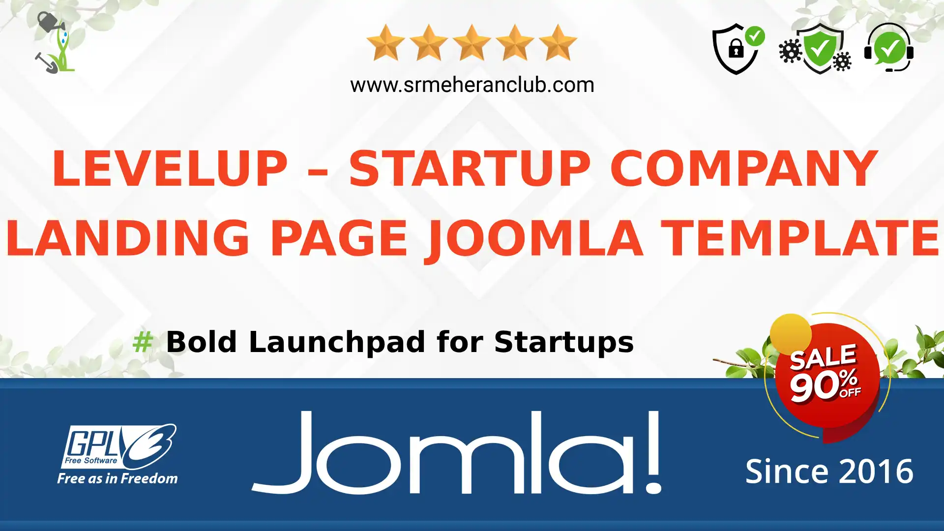 LevelUp – Startup Company Landing Page Joomla Template — Theme by Templatemonster