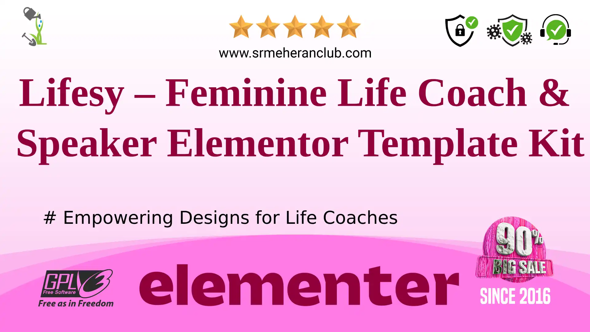 Lifesy – Feminine Life Coach & Speaker Elementor Template Kit — Elementor Kit by Themeforest