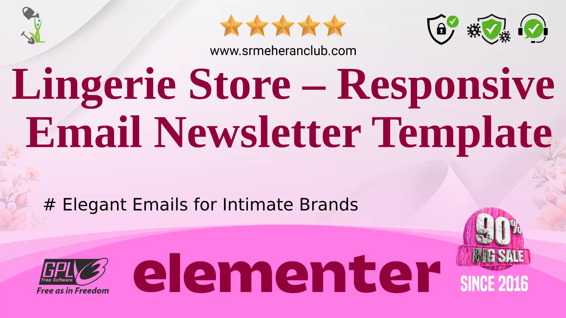 Lingerie Store – Responsive Email Newsletter Template