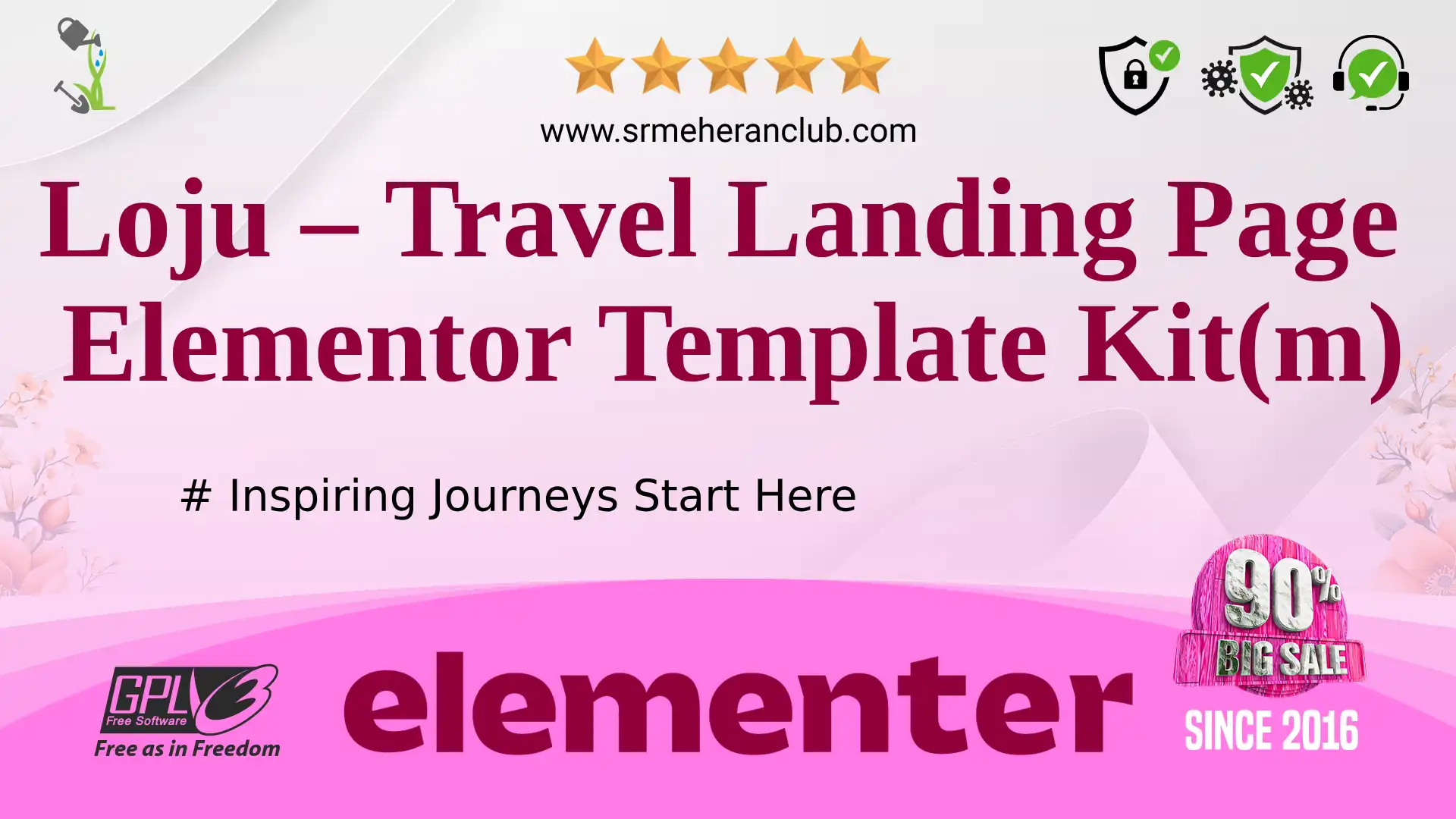 Loju – Travel Landing Page Elementor Template Kit(m) — Elementor Kit by Templatemonster