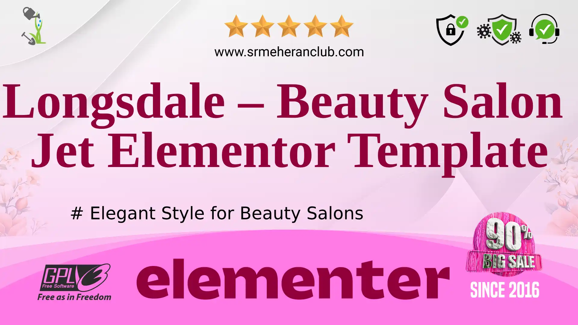 Longsdale – Beauty Salon Jet Elementor Template — Elementor Kit by Templatemonster