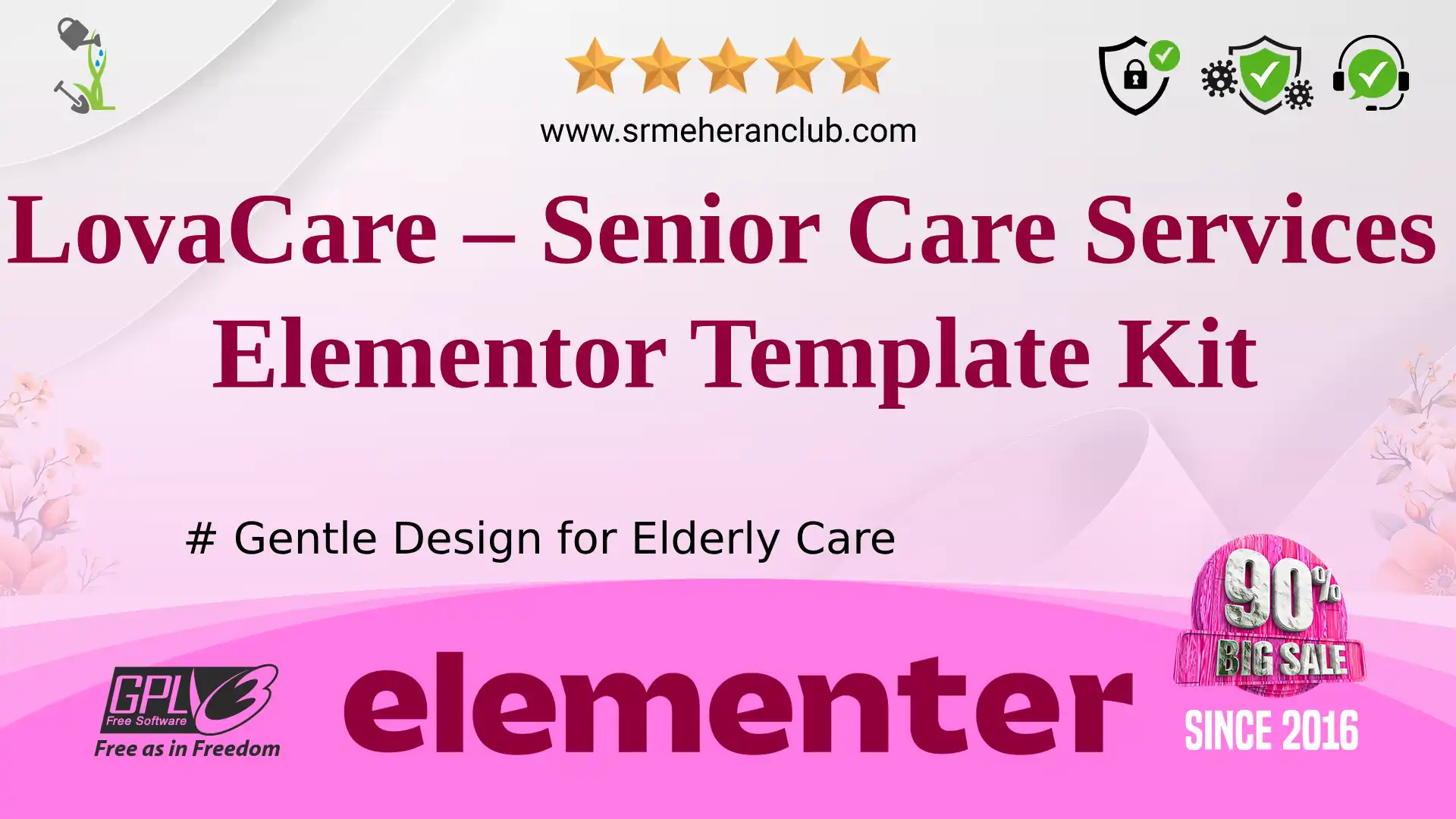 LovaCare – Senior Care Services Elementor Template Kit — Elementor Kit by Themeforest
