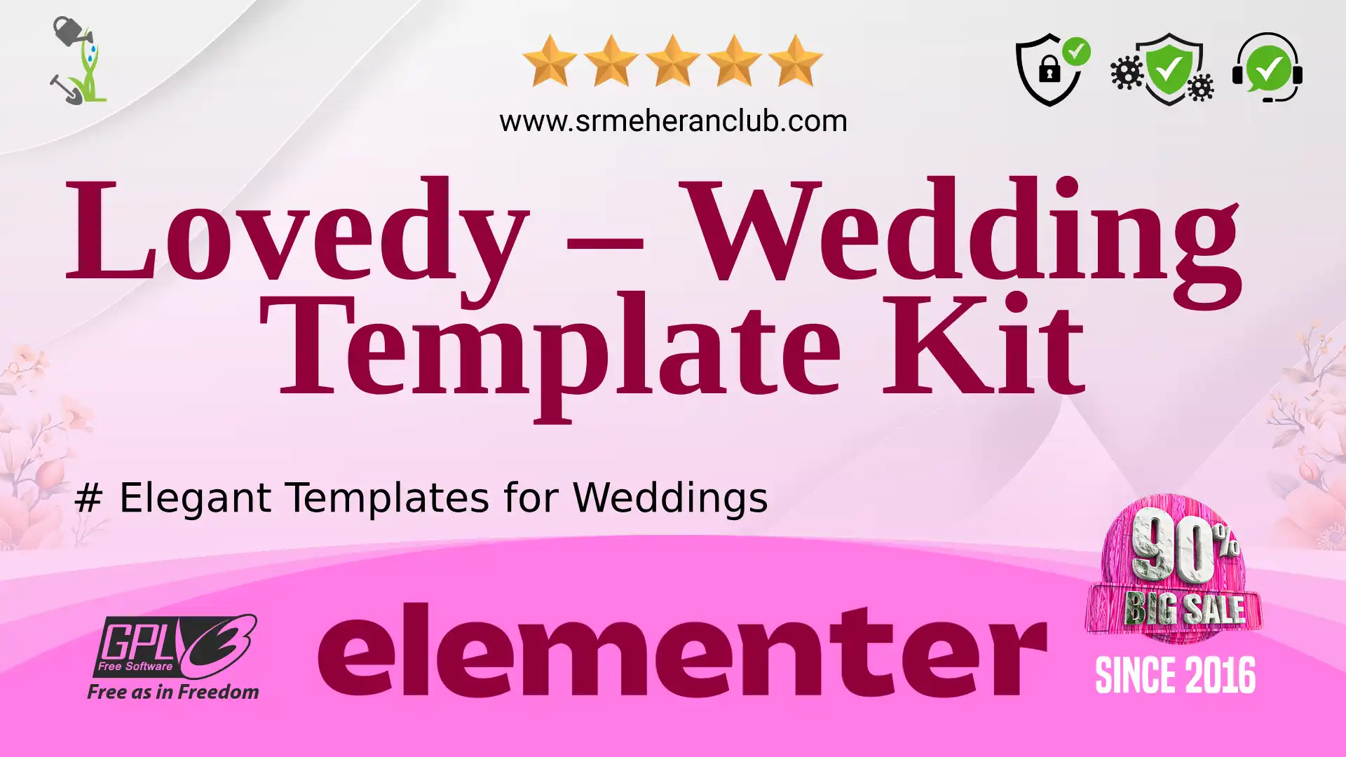 Lovedy – Wedding Template Kit