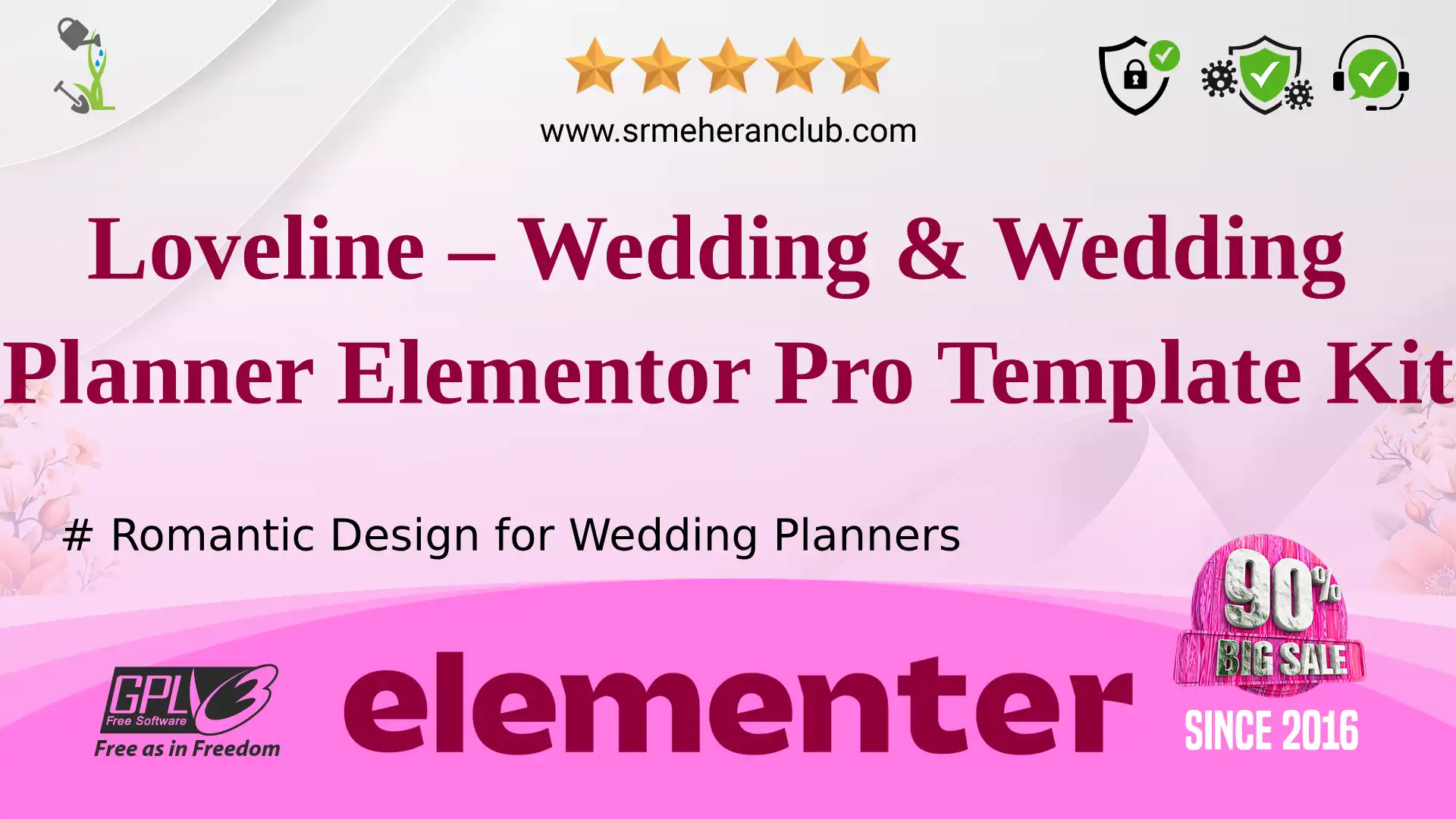 Loveline – Wedding & Wedding Planner Elementor Pro Template Kit