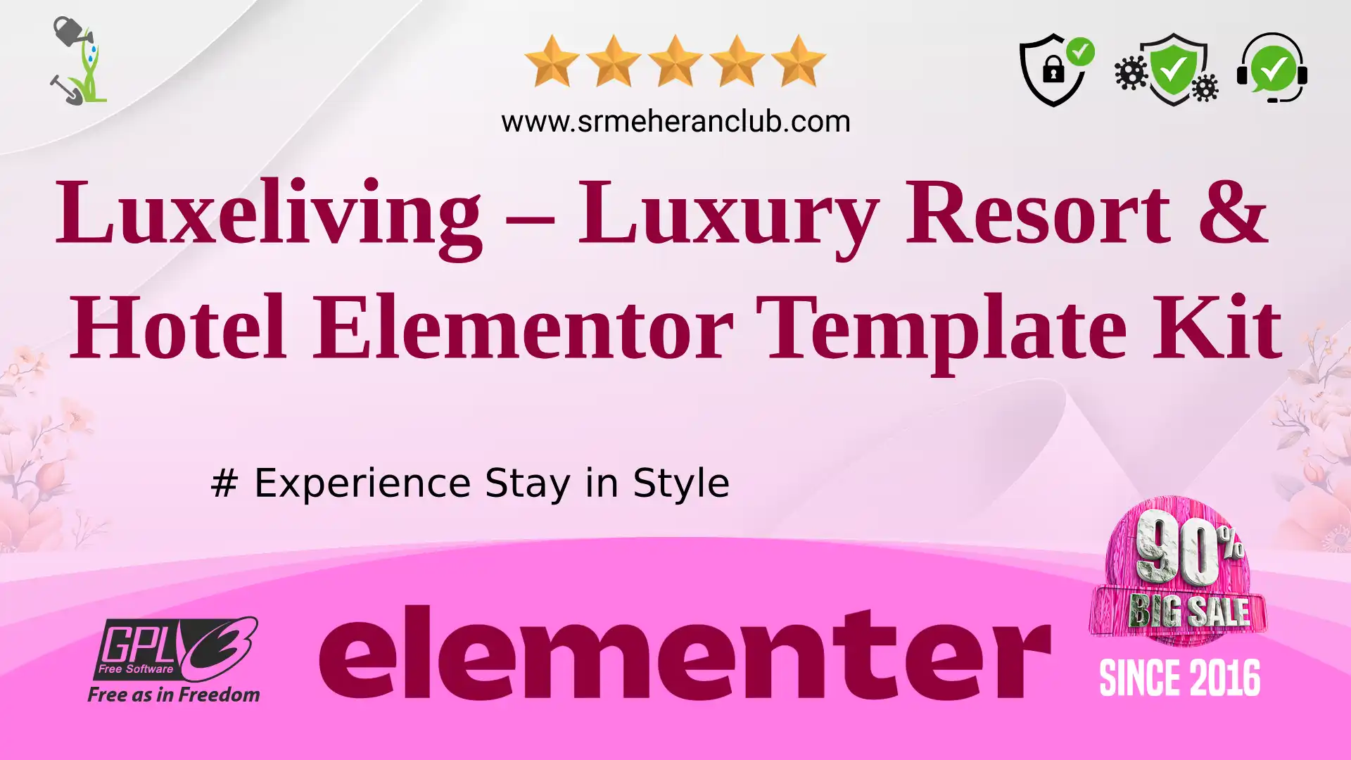 Luxeliving – Luxury Resort & Hotel Elementor Template Kit