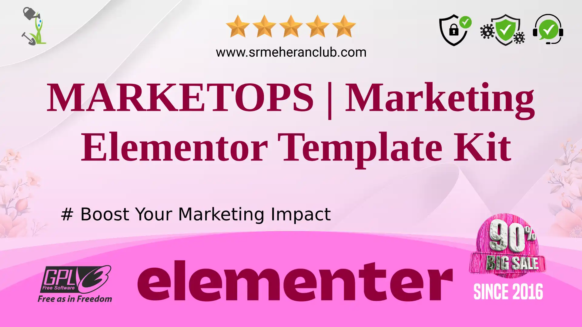 MARKETOPS | Marketing Elementor Template Kit