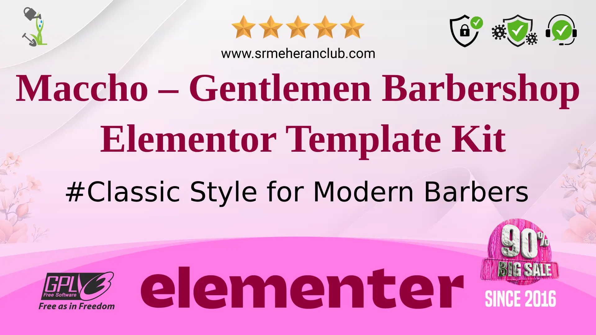 Maccho – Gentlemen Barbershop Elementor Template Kit — Elementor Kit by Themeforest
