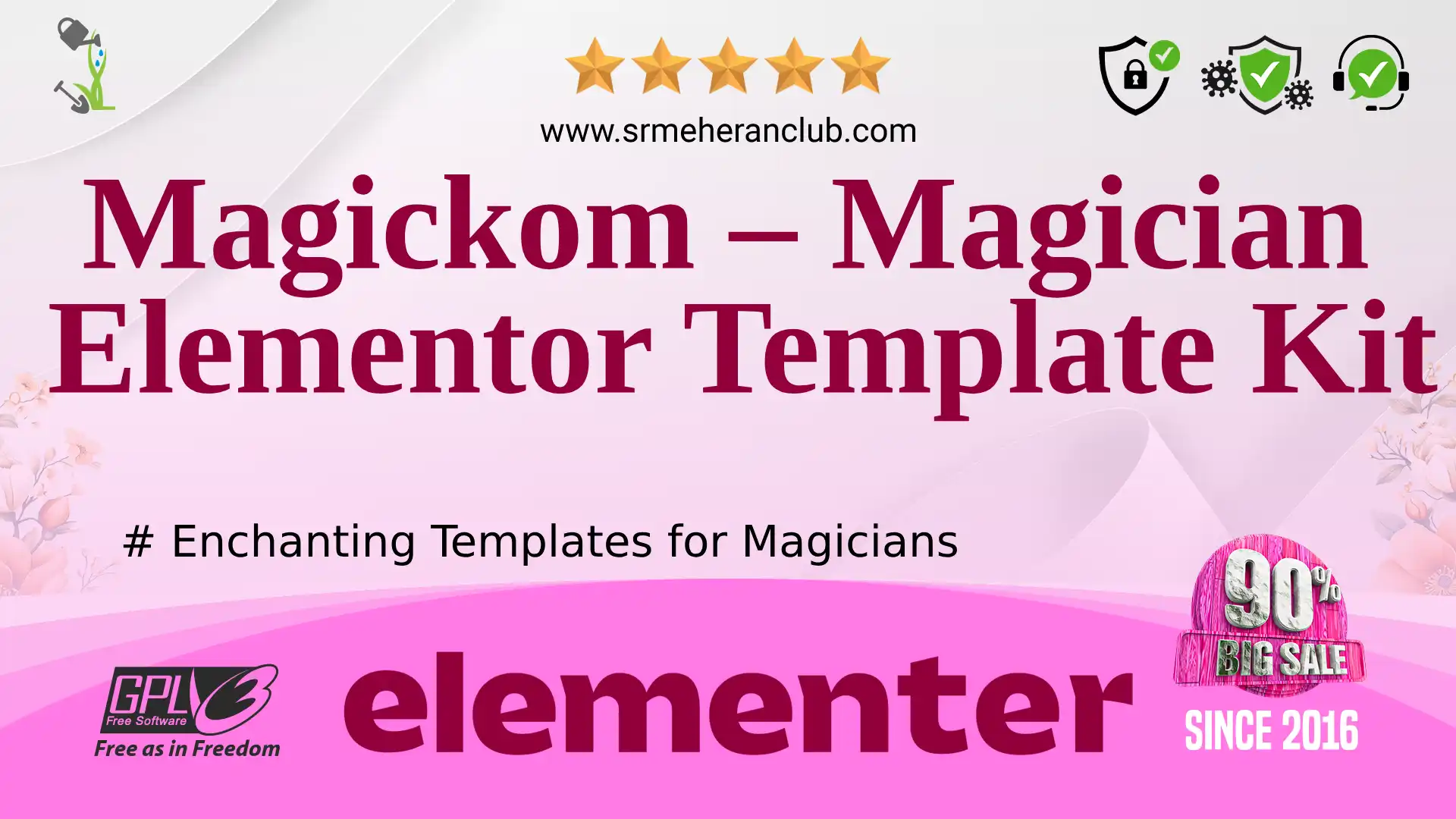 Magickom – Magician Elementor Template Kit — Elementor Kit by Themeforest