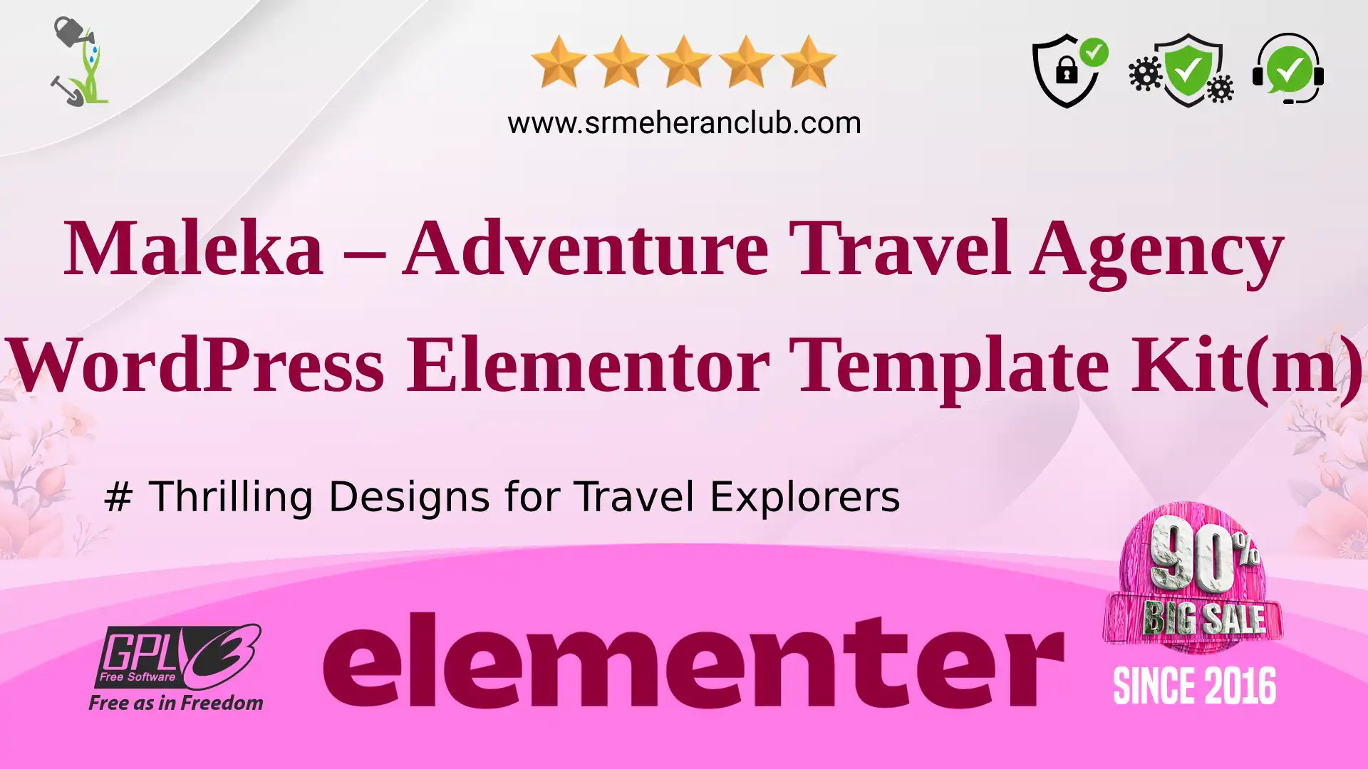 Maleka – Adventure Travel Agency WordPress Elementor Template Kit(m) — Elementor Kit by Templatemonster
