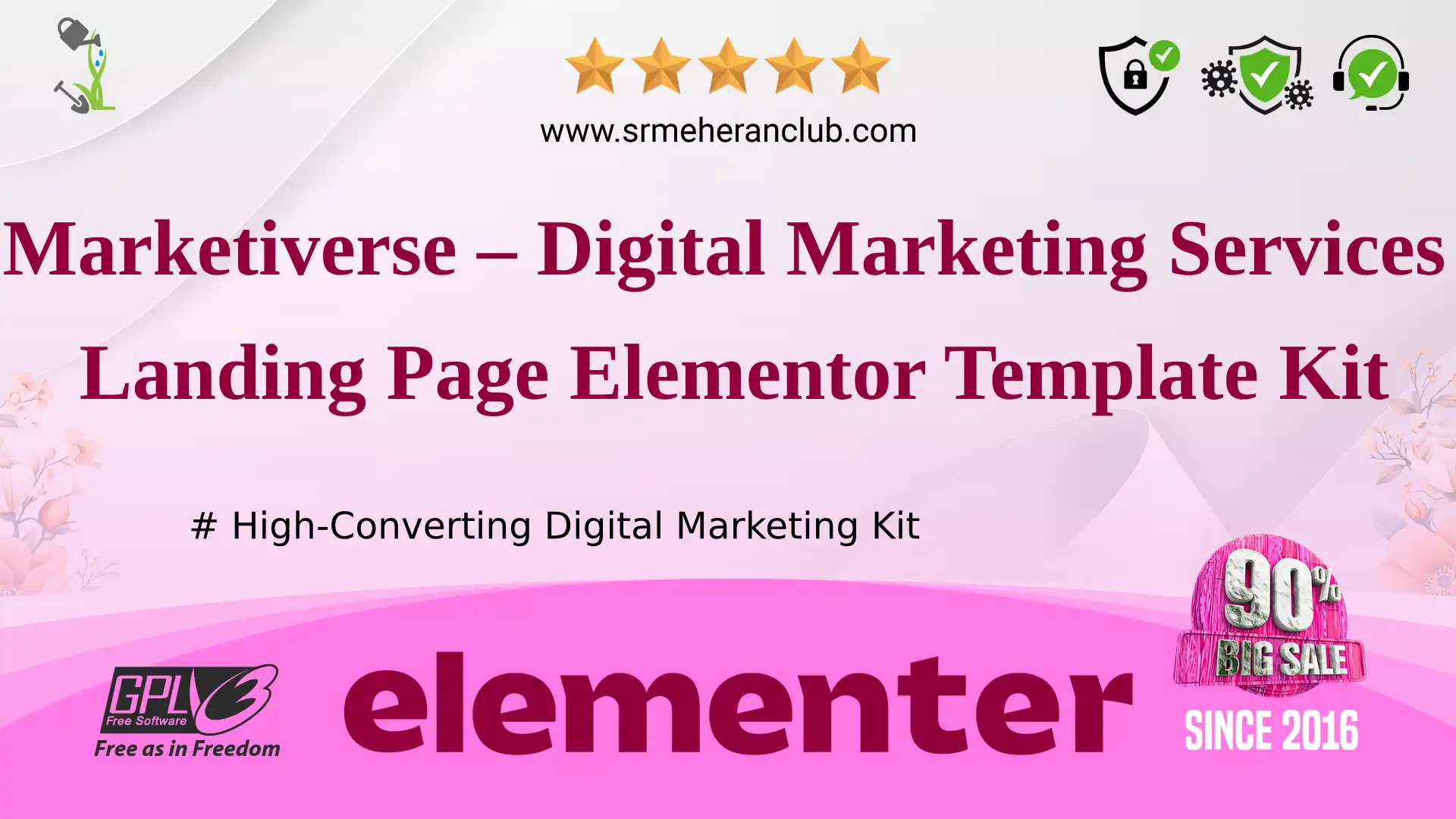 Marketiverse – Digital Marketing Services Landing Page Elementor Template Kit — Elementor Kit by Themeforest