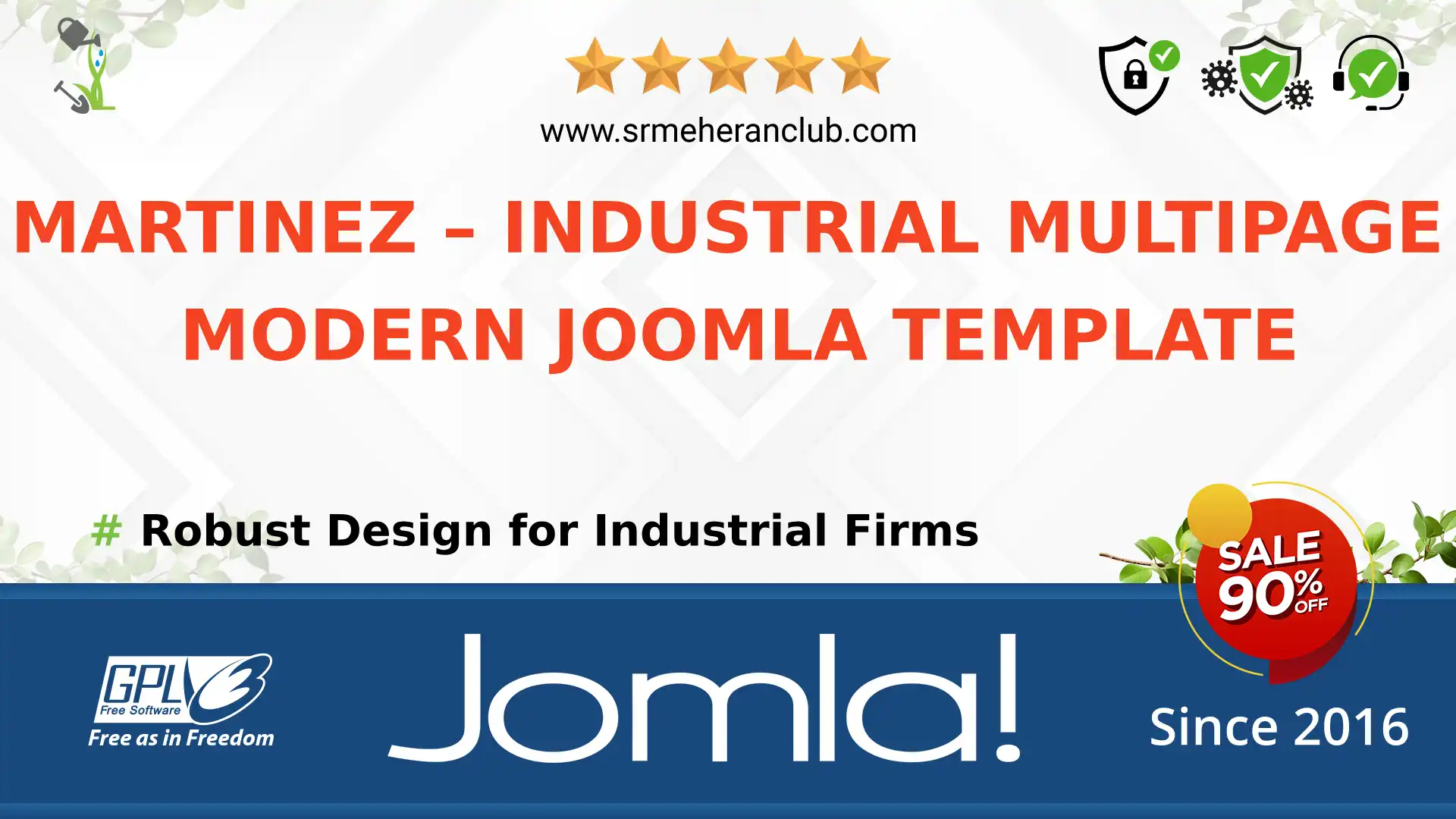 Martinez – Industrial Multipage Modern Joomla Template